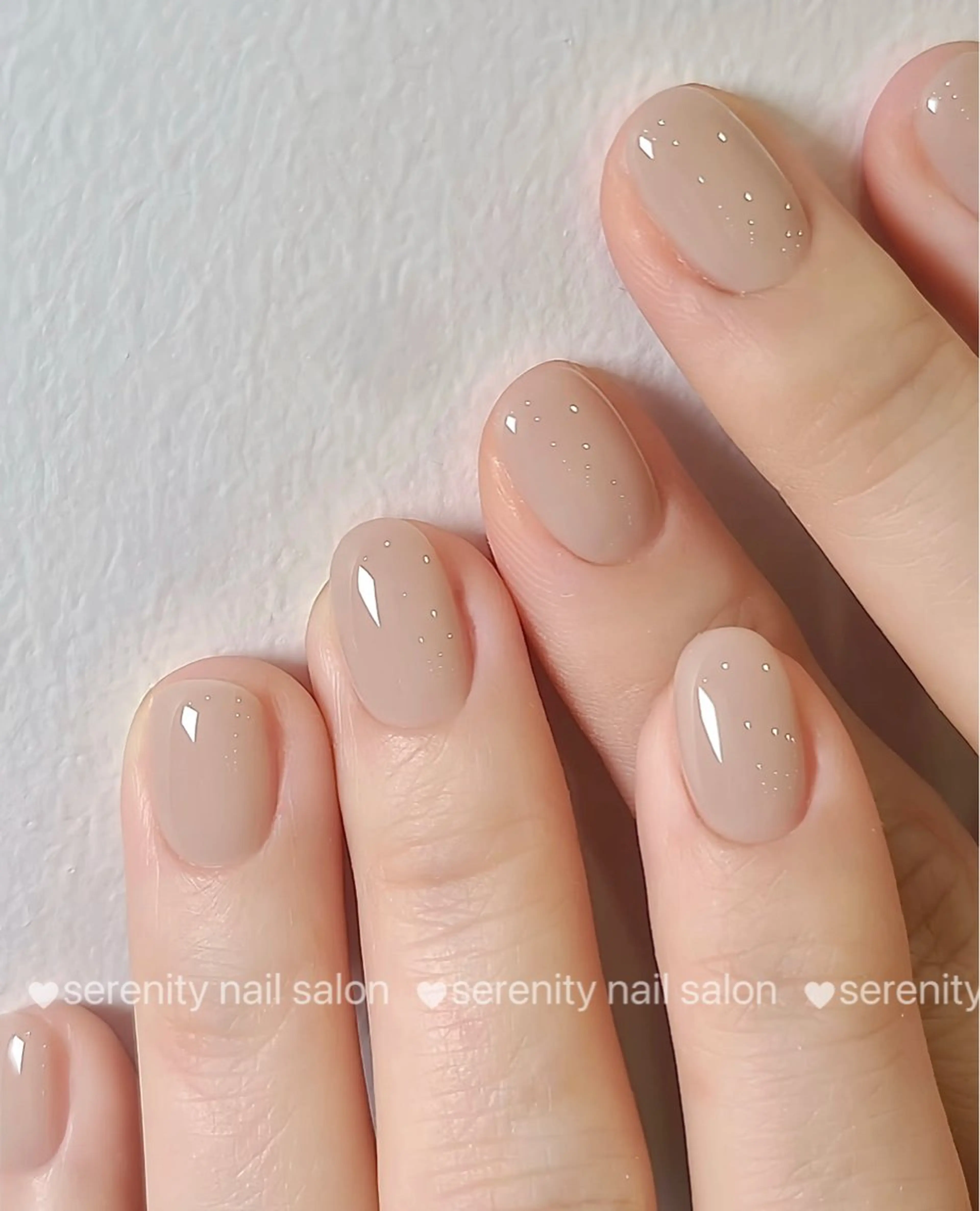ネイル ハンドネイル ハンドケア ✨Serenity ワンホンネイルのネイルデザイン