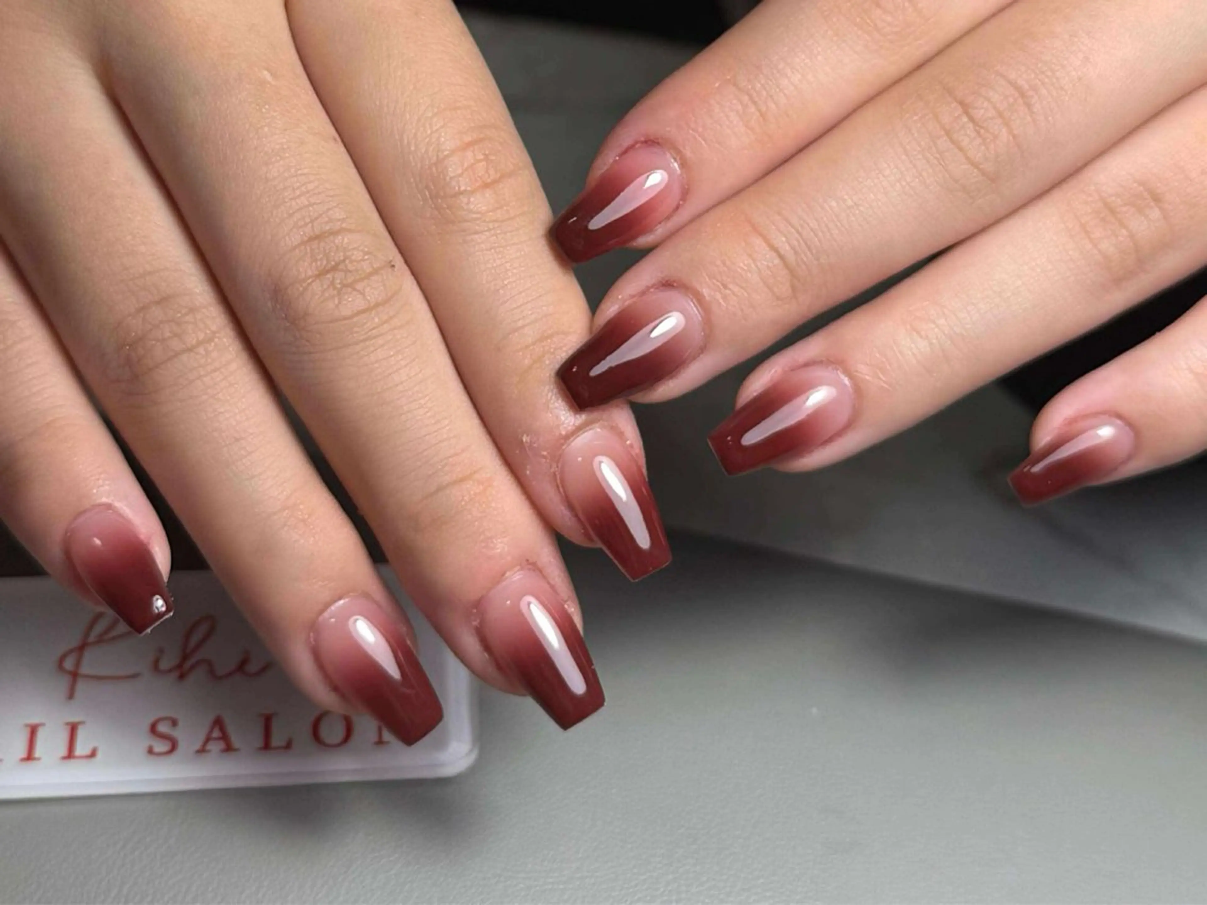 ネイル アートネイル フレンチネイル ジェルネイル グラデーション 韓国ネイル ハンドネイル ハンドケア さくら💮💮 【オフ無料】のネイルデザイン