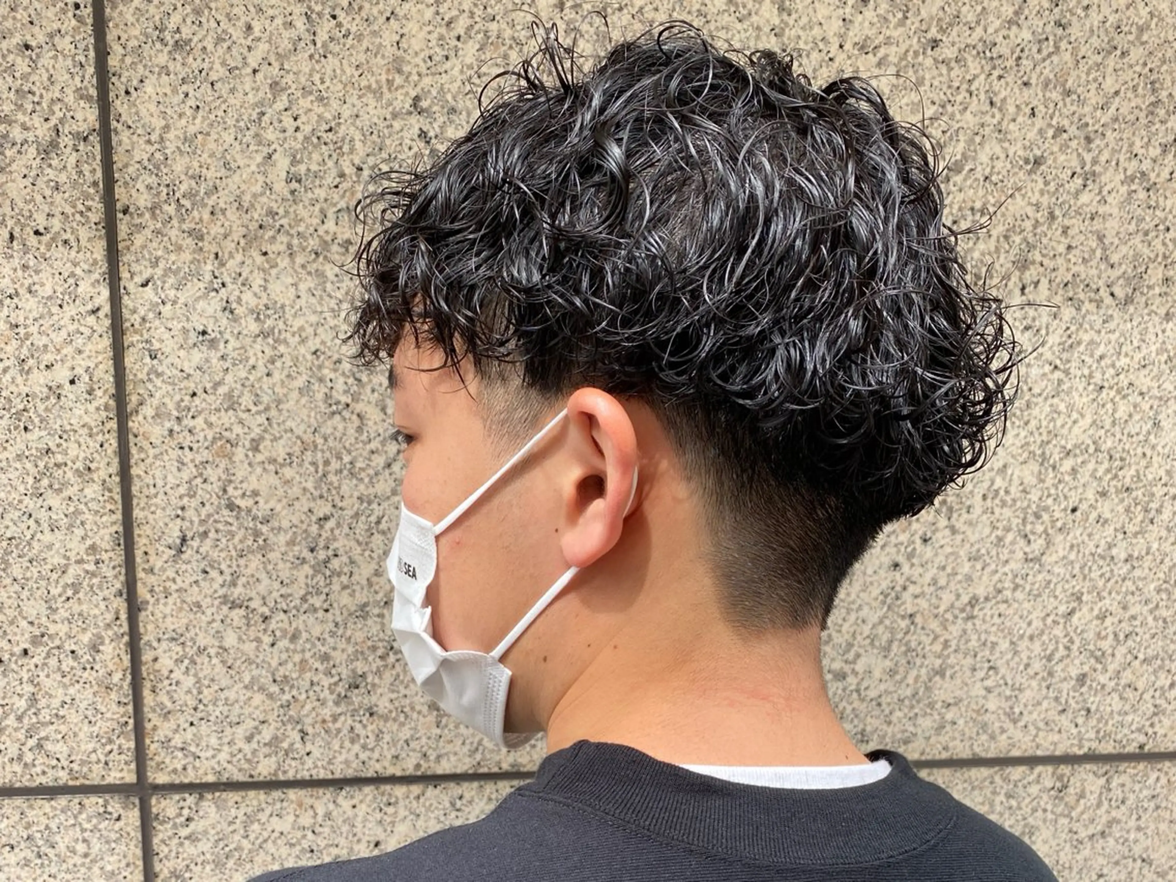 ショート パーマ メンズ カット パーマ ヘアセット 垢抜けメンズパーマ/ かとだいのヘアスタイル
