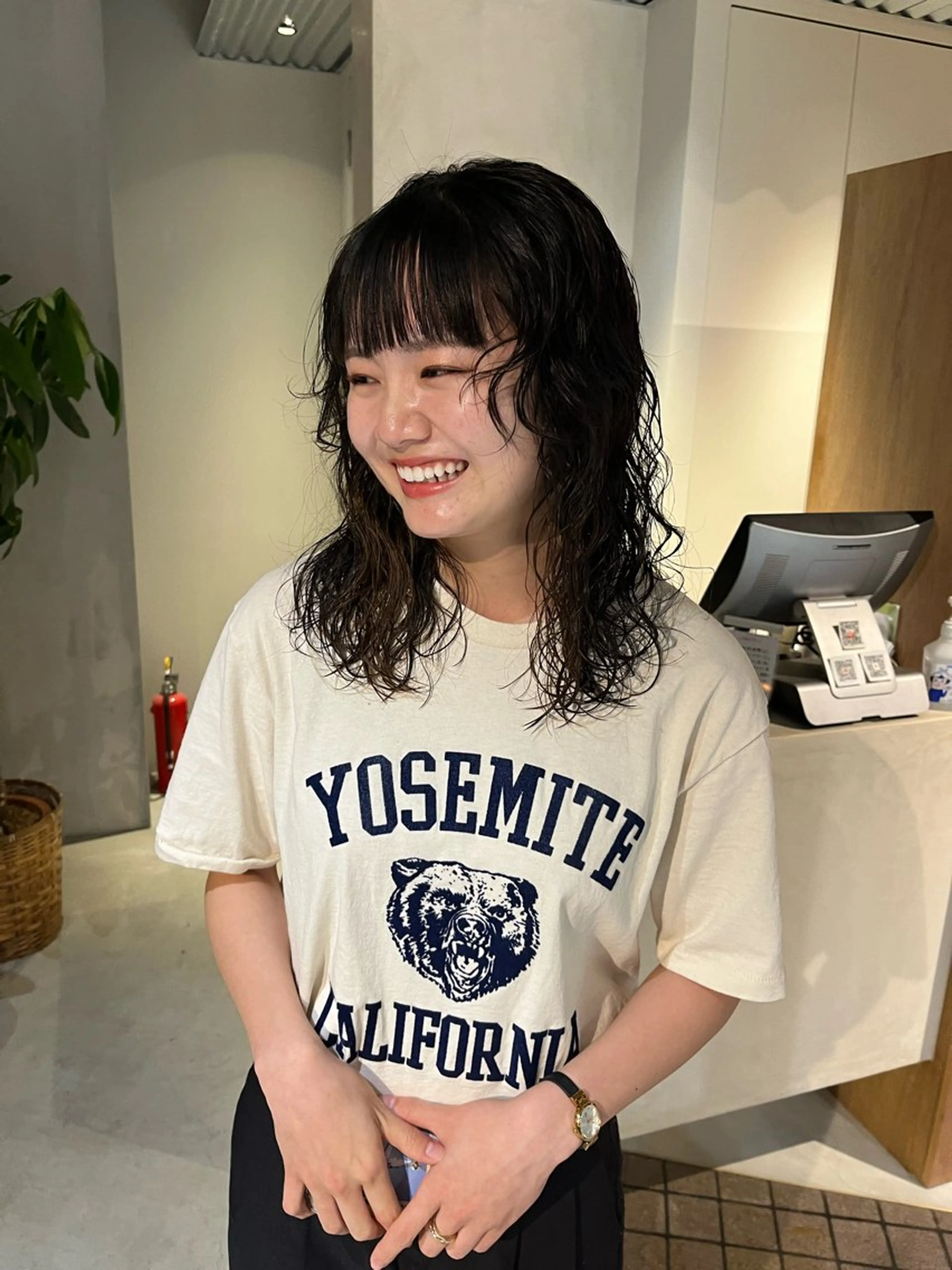 カット+トステアパーマ +amatora超補修トリートメントの写真