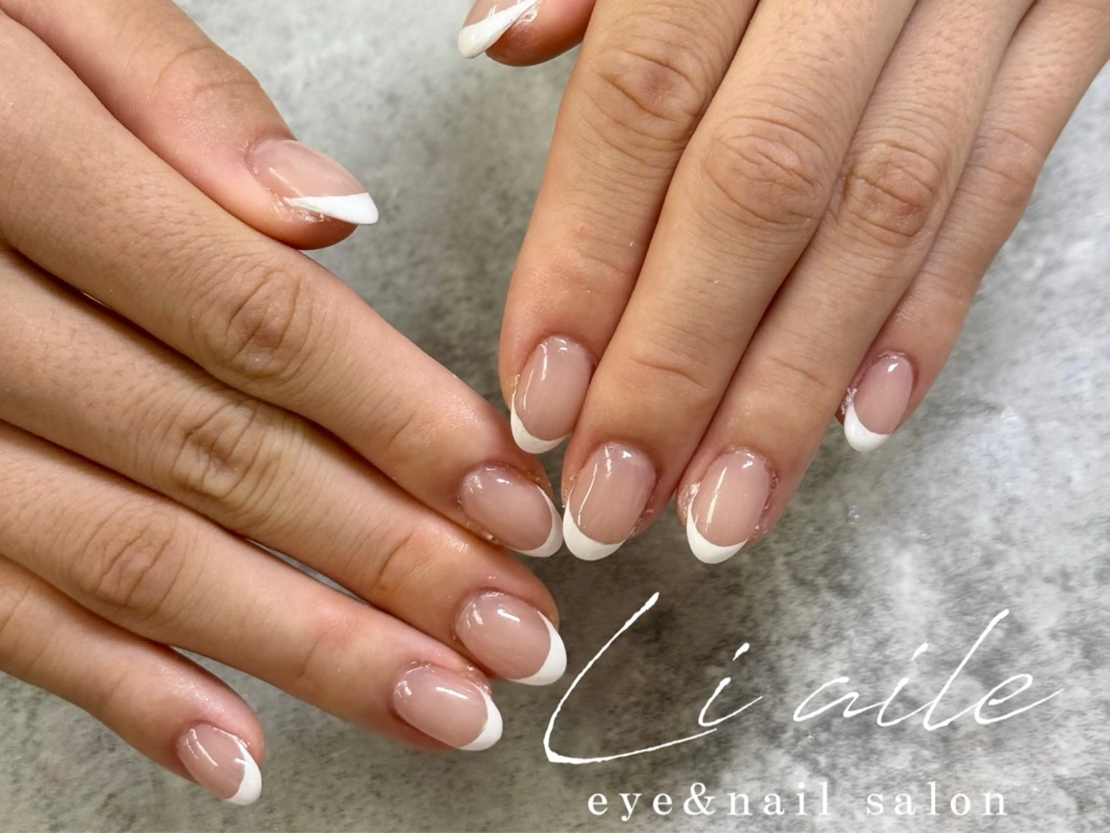 ネイル フレンチネイル Li aile Manami🎀のネイルデザイン