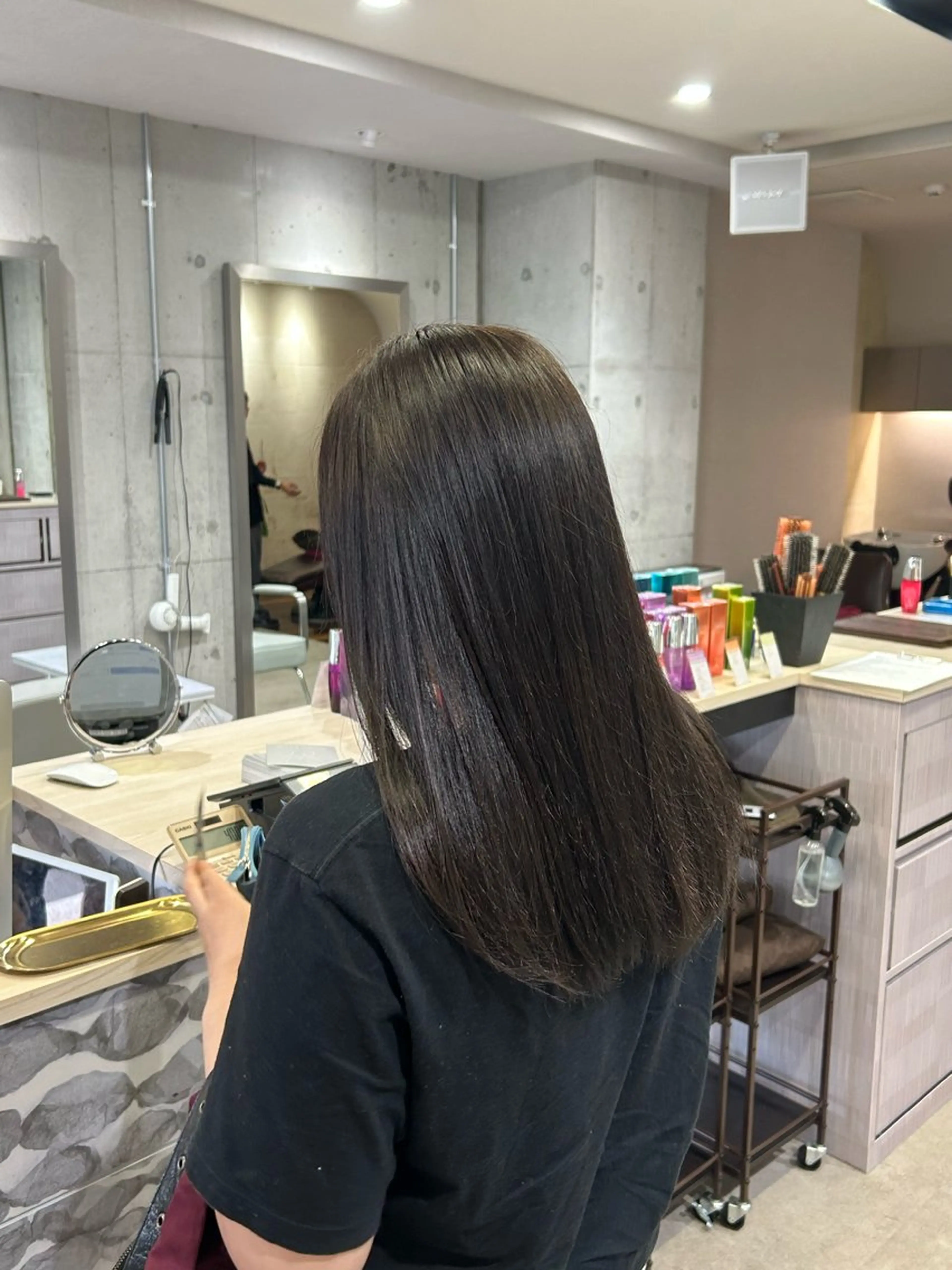 ロング ヘアカラー トリートメント SAKURA🍒 天神/大名/透明感のヘアスタイル