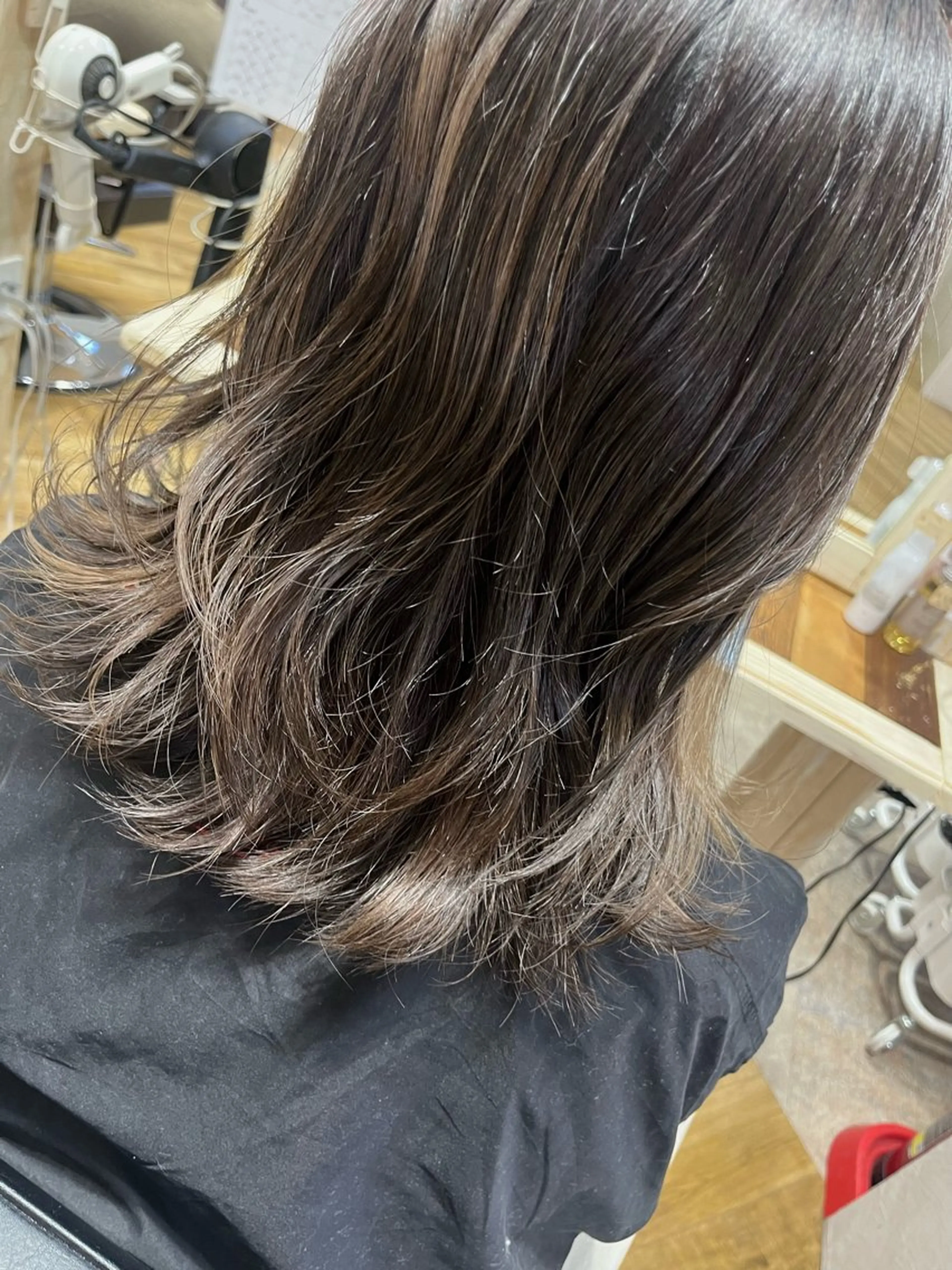 カラー ヘアカラー トリートメント ヘッドスパ 高石 未唯のヘアスタイル