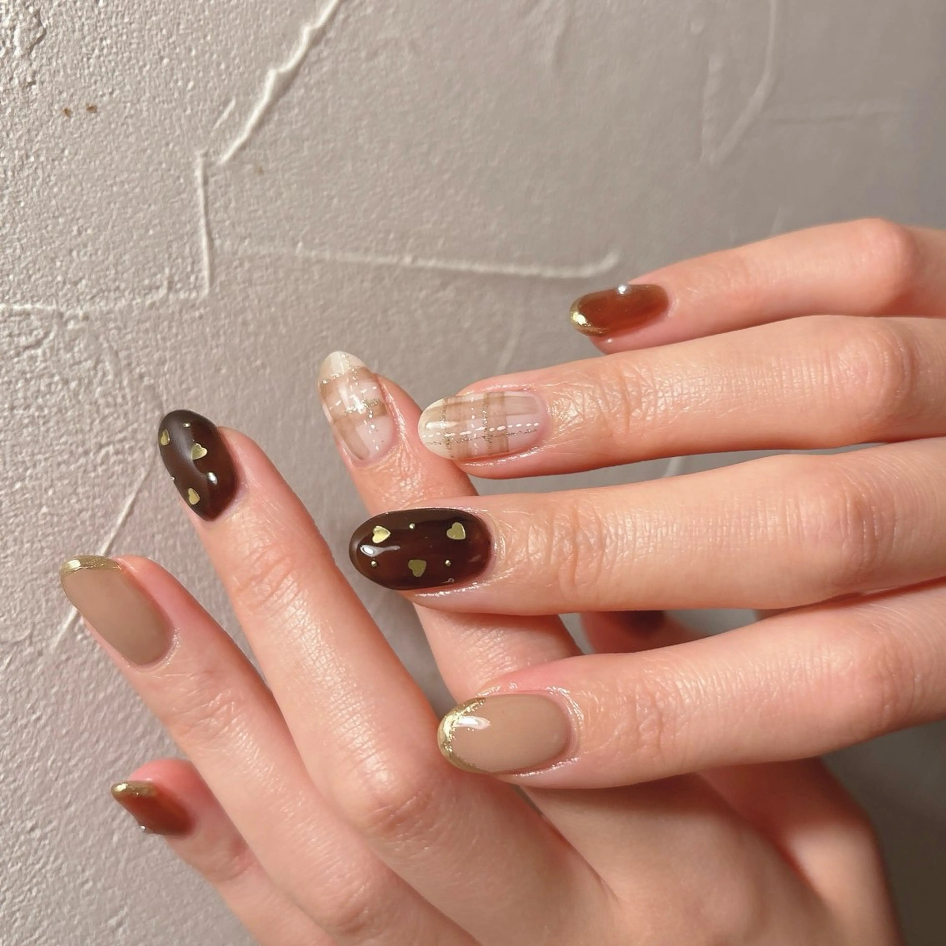 ネイル ハート ハンドネイル nails 🎀meのネイルデザイン