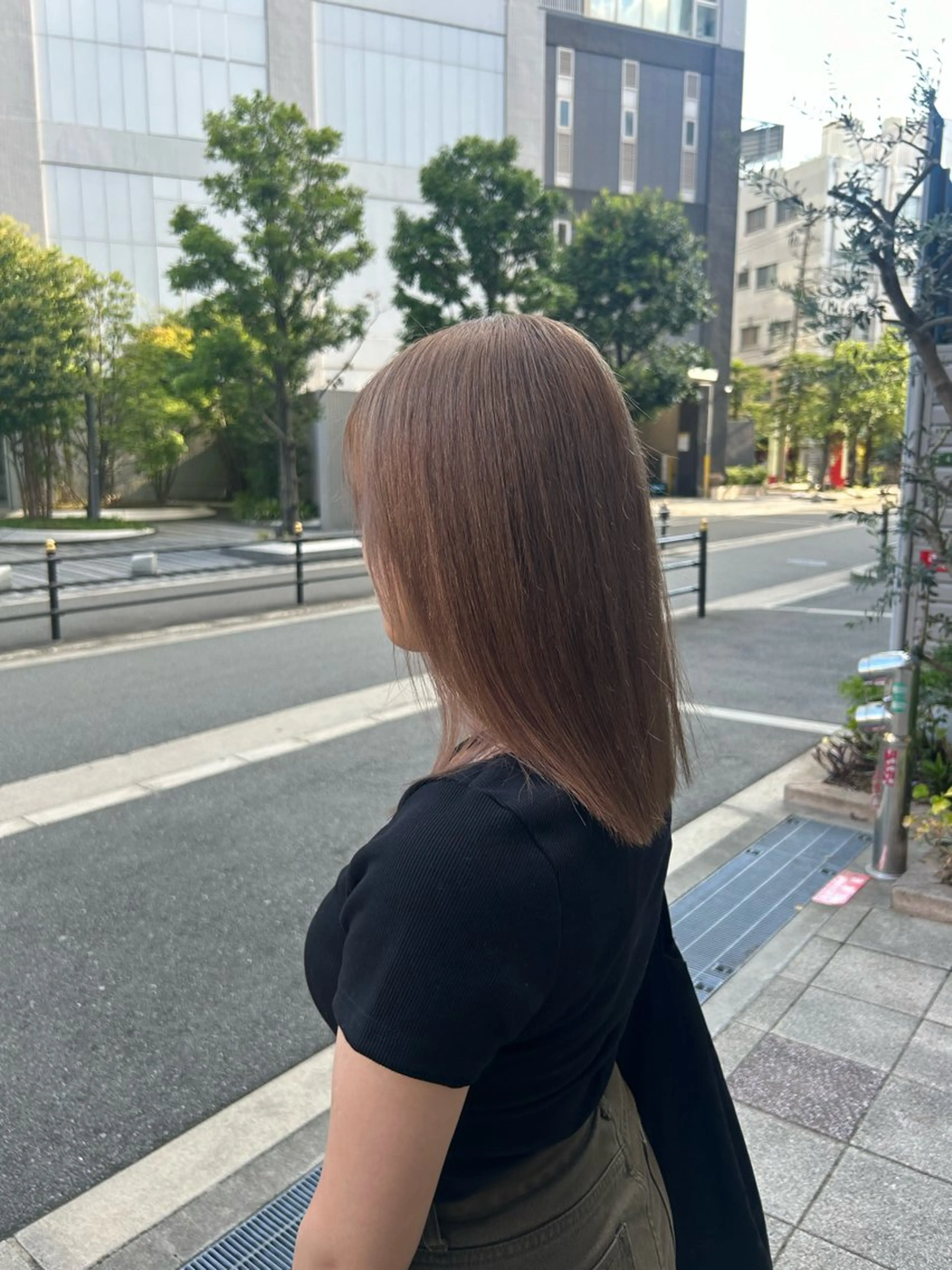 ミディアム カラー ヘアカラー siro所属・ハイトーン美容師🐳 神崎 源のヘアスタイル