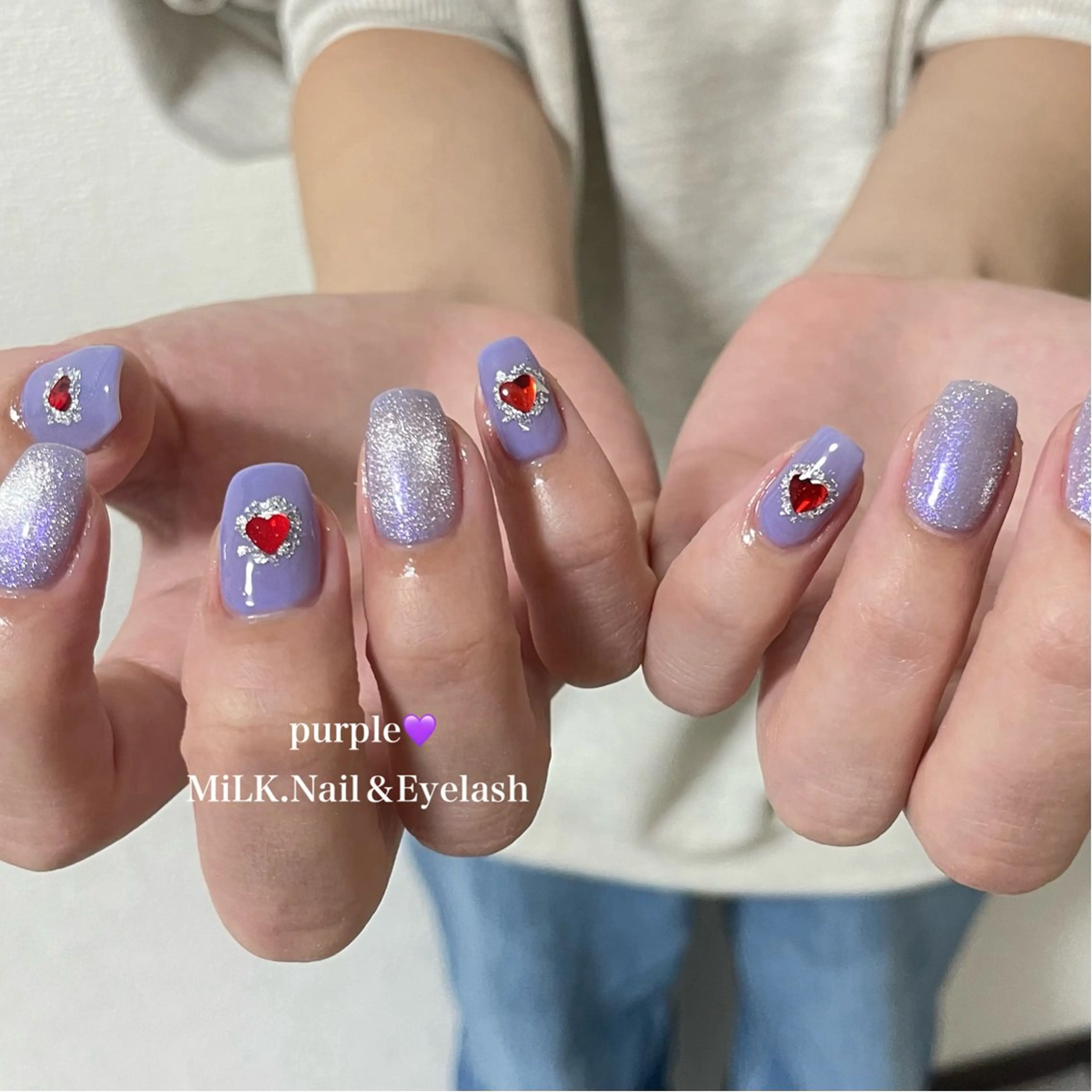 ネイル ハンドネイル MiLK.   Nail&Eyelash所属・MiLK. wakaのマツエク・マツパデザイン