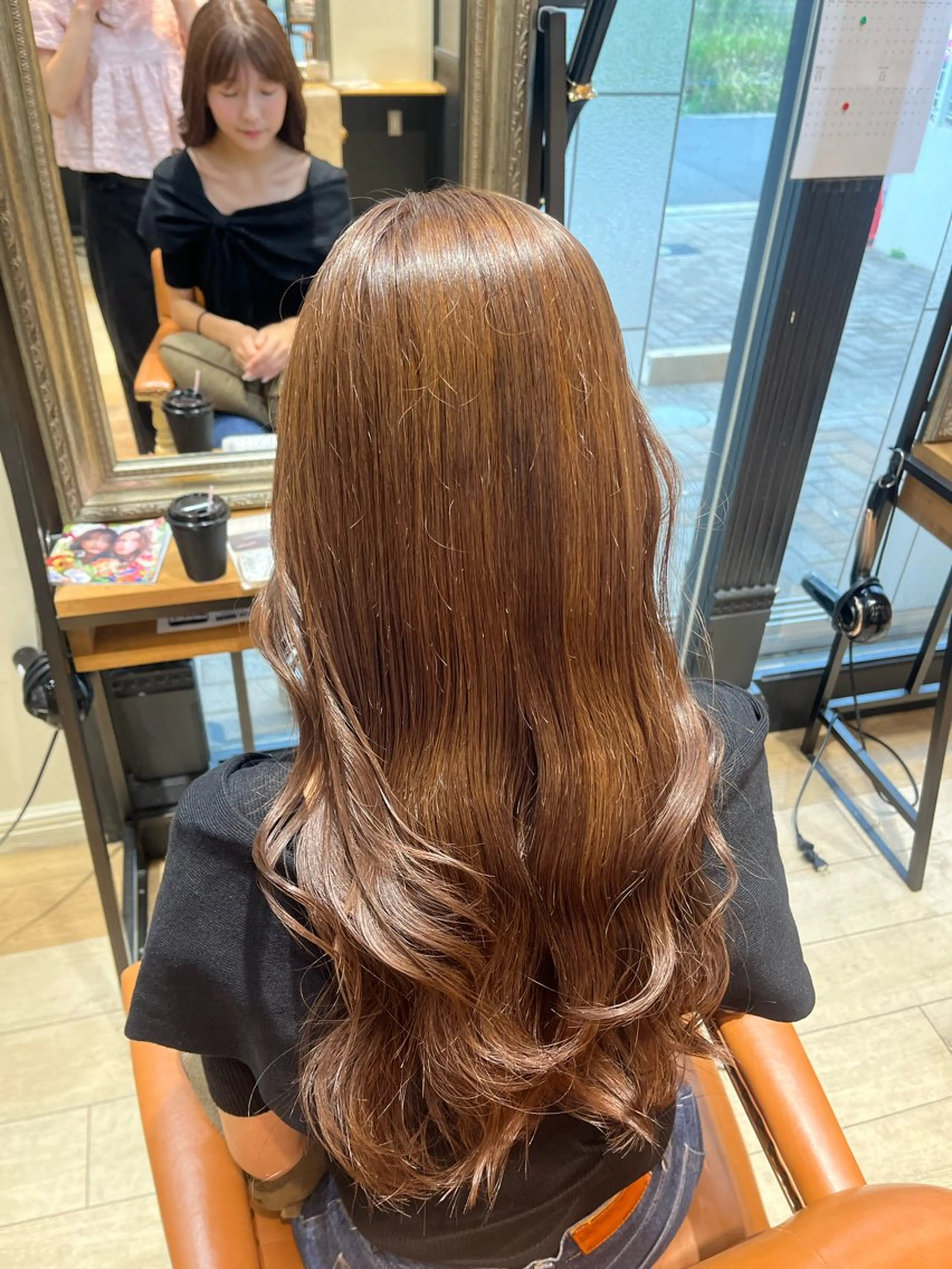 ロング ラベンダーベージュ ヘアカラー みゆ/カラー モデル募集中🎀🤍のヘアスタイル