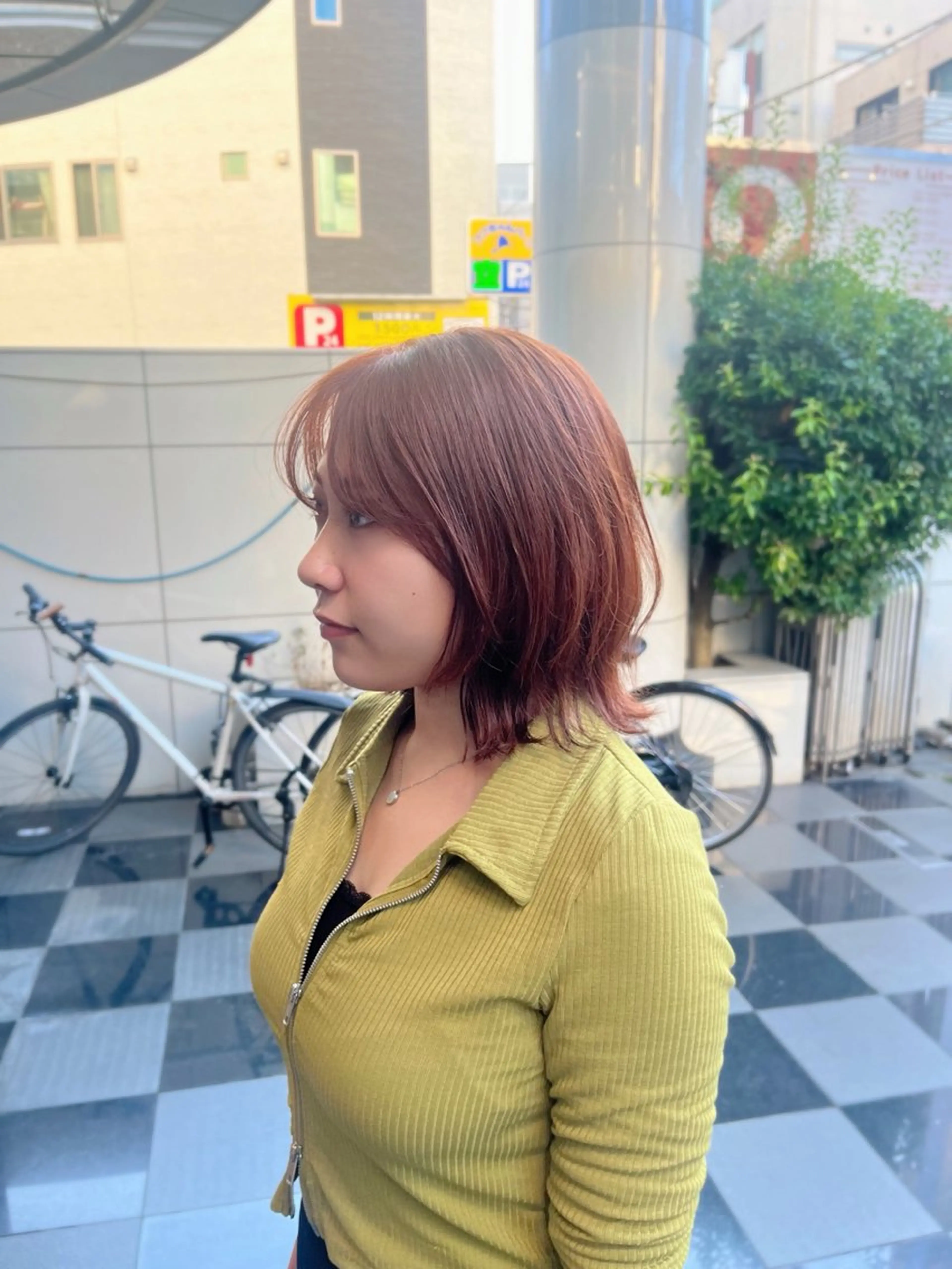 ショート カラー ヘアカラー トリートメント 森 ハリス誠一のヘアスタイル