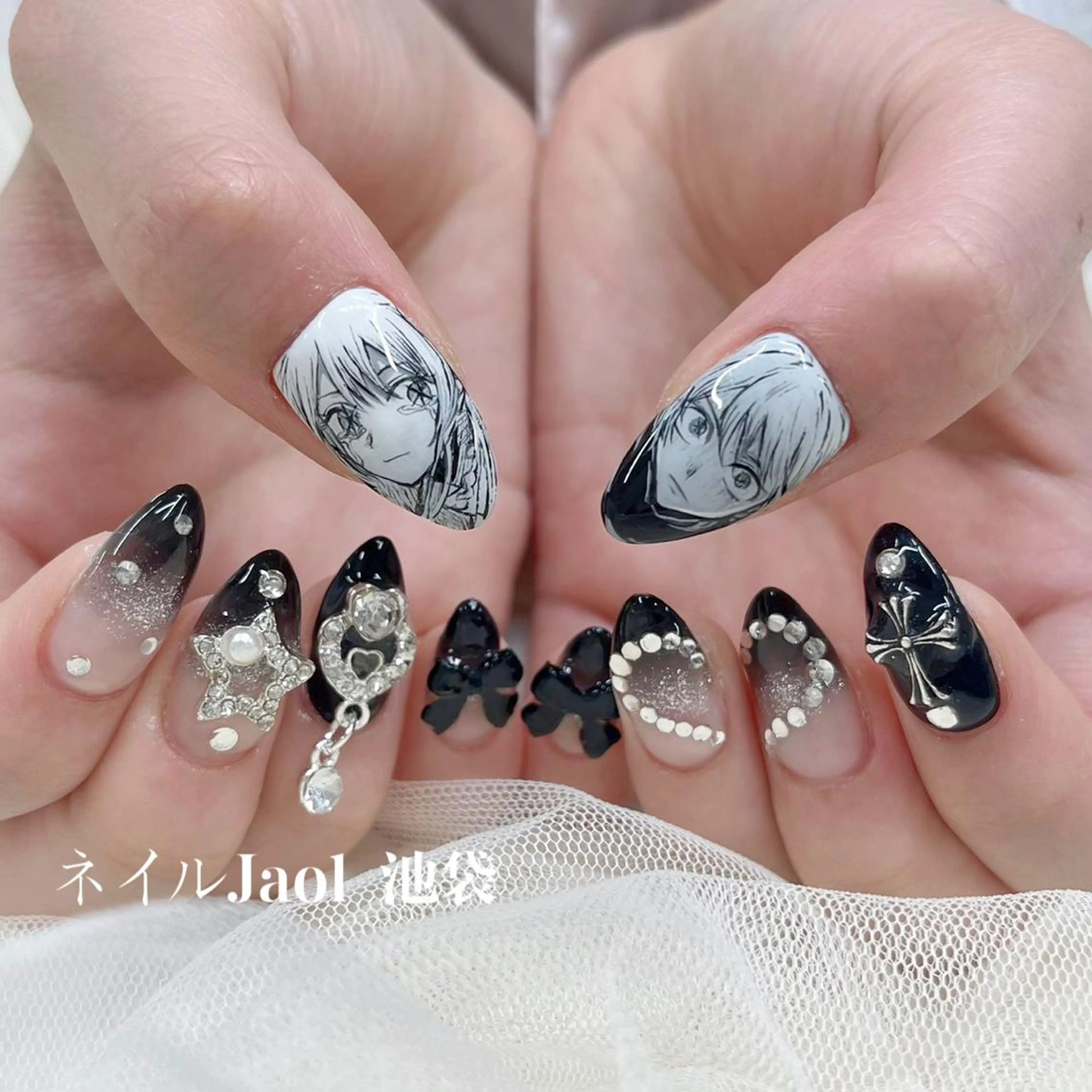 ミディアム nail jaol池袋店所属・ネイルJaol 池袋のネイルデザイン