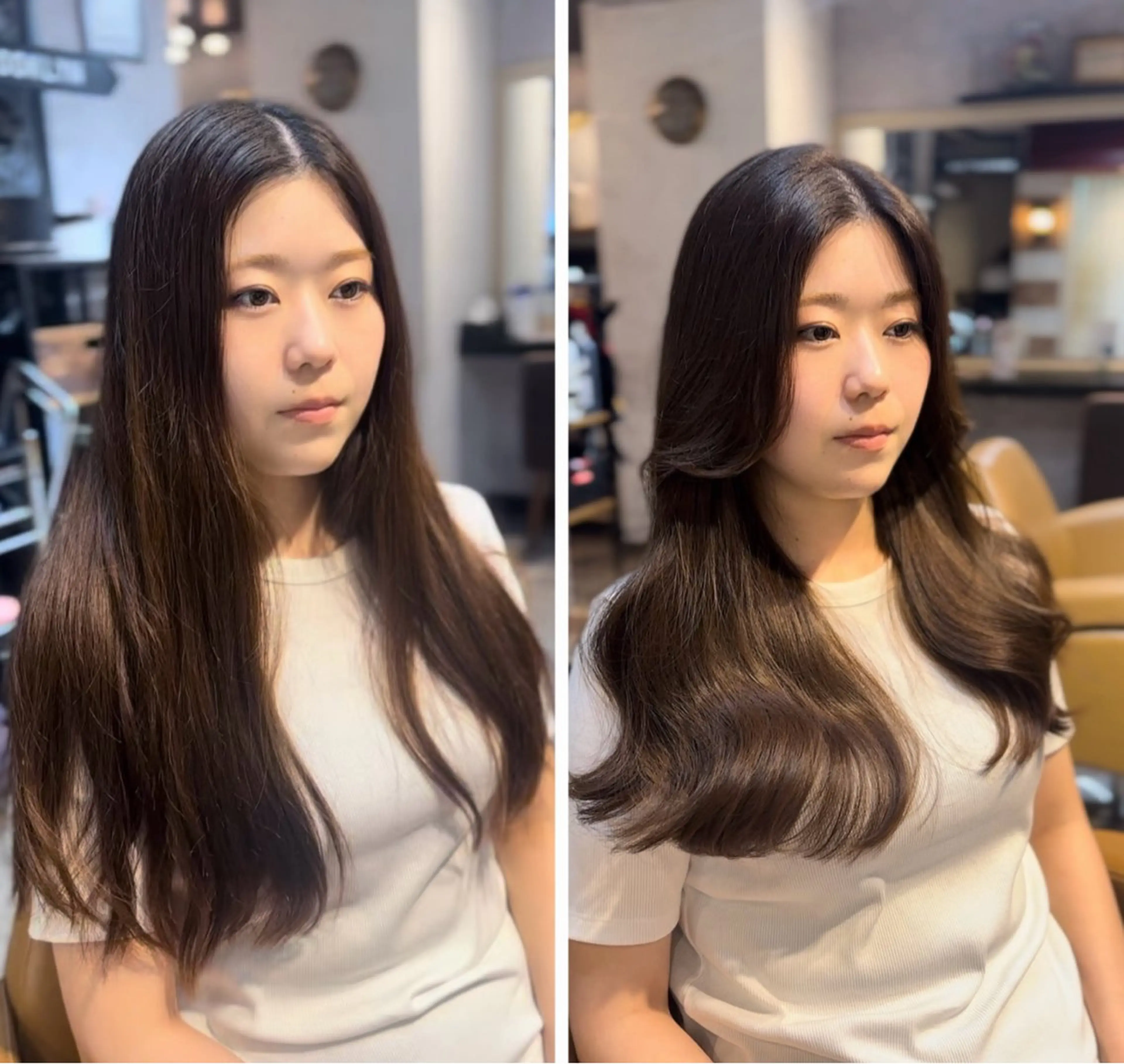 ロング カット ヘアカラー トリートメント ヘアセット 韓国ヘア/レイヤー/ 髪質改善/銀座/田島のヘアスタイル