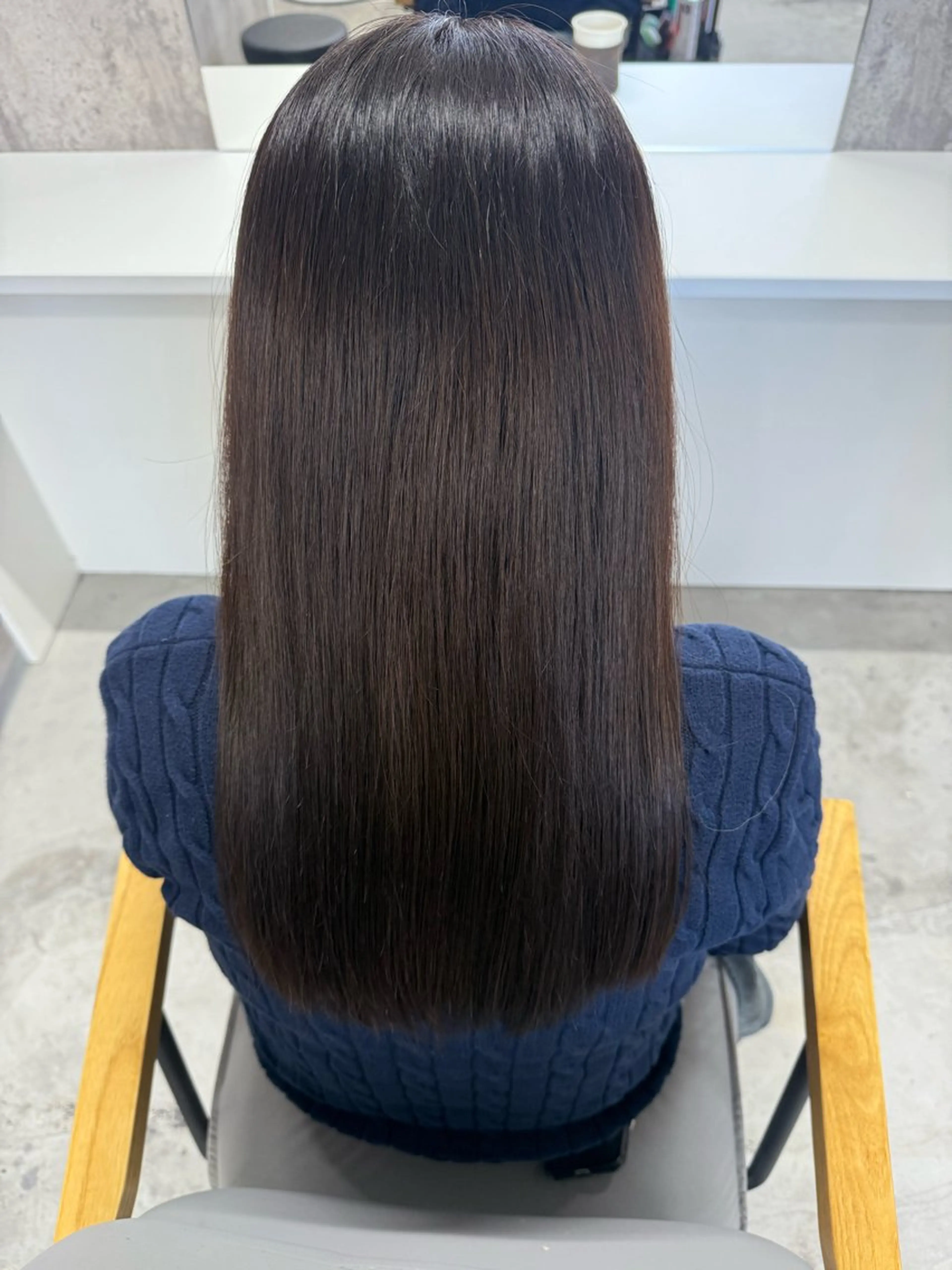 ロング カット ヘアカラー トリートメント 髪質改善ageless所属・ageless/ marina髪質改善のヘアスタイル