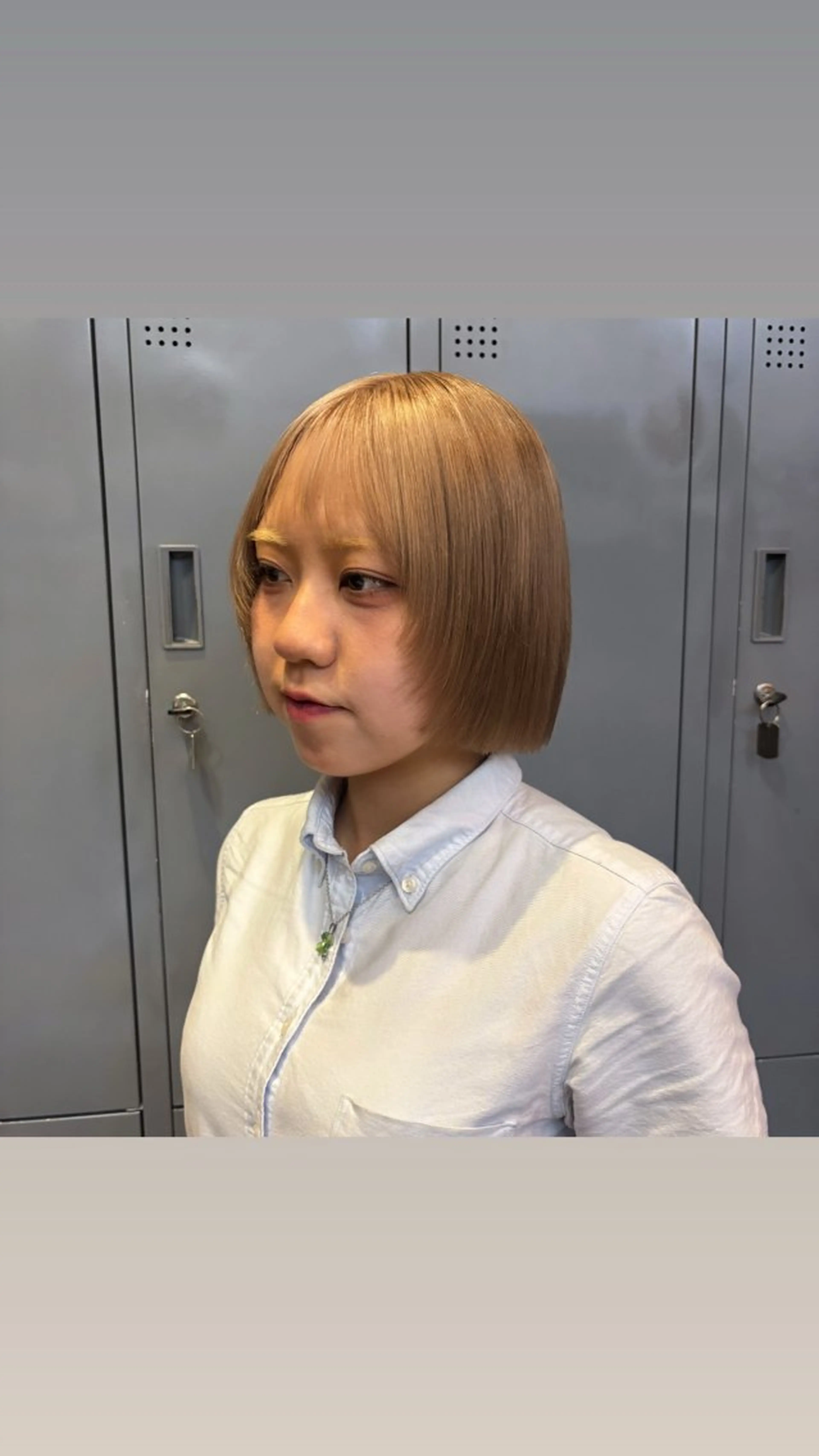 根本ブリーチリタッチ➕カラー➕オージュアトリートメントの写真