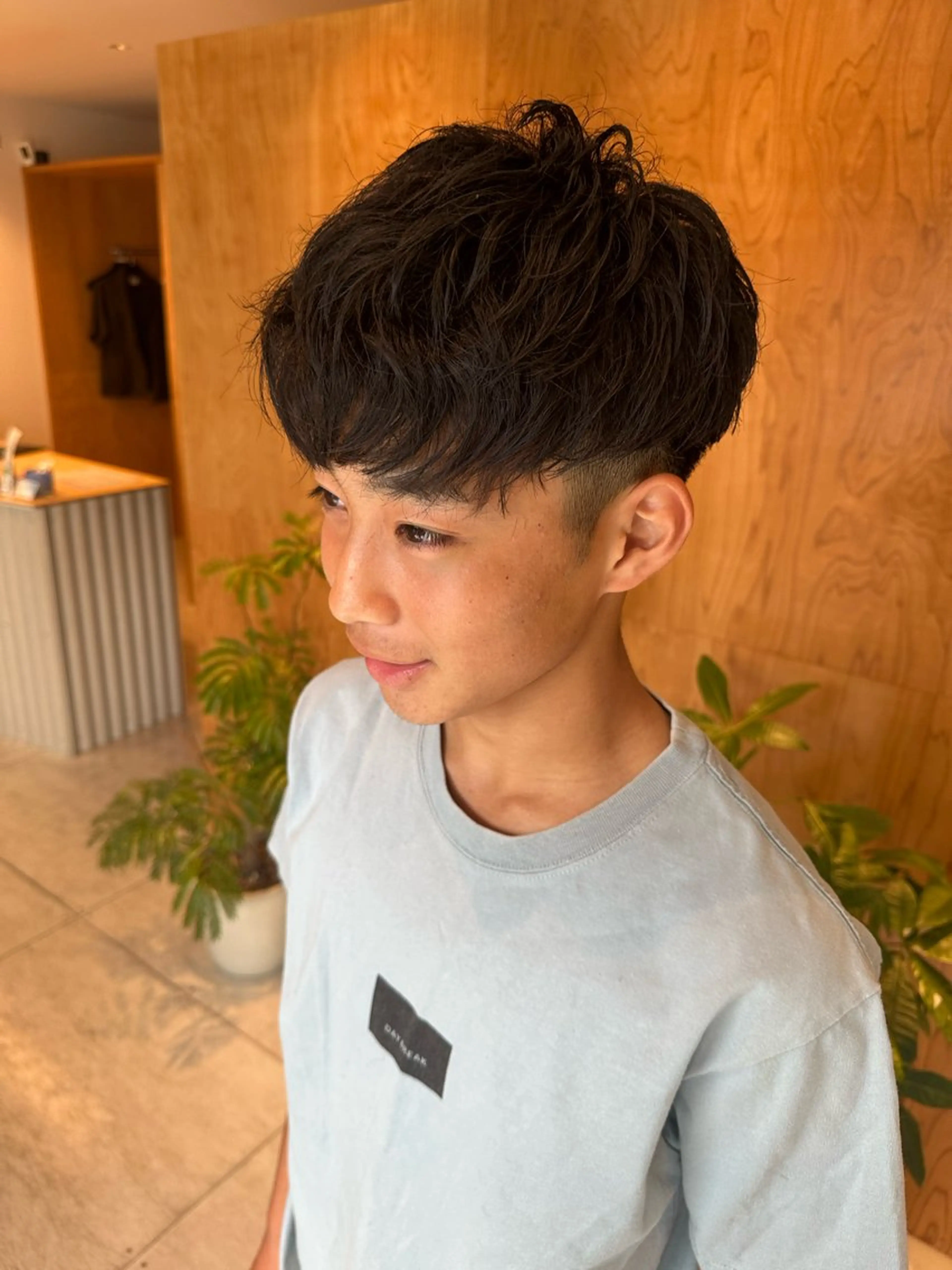 ミディアム メンズ メンズパーマ達人/ フェード/イツキのヘアスタイル