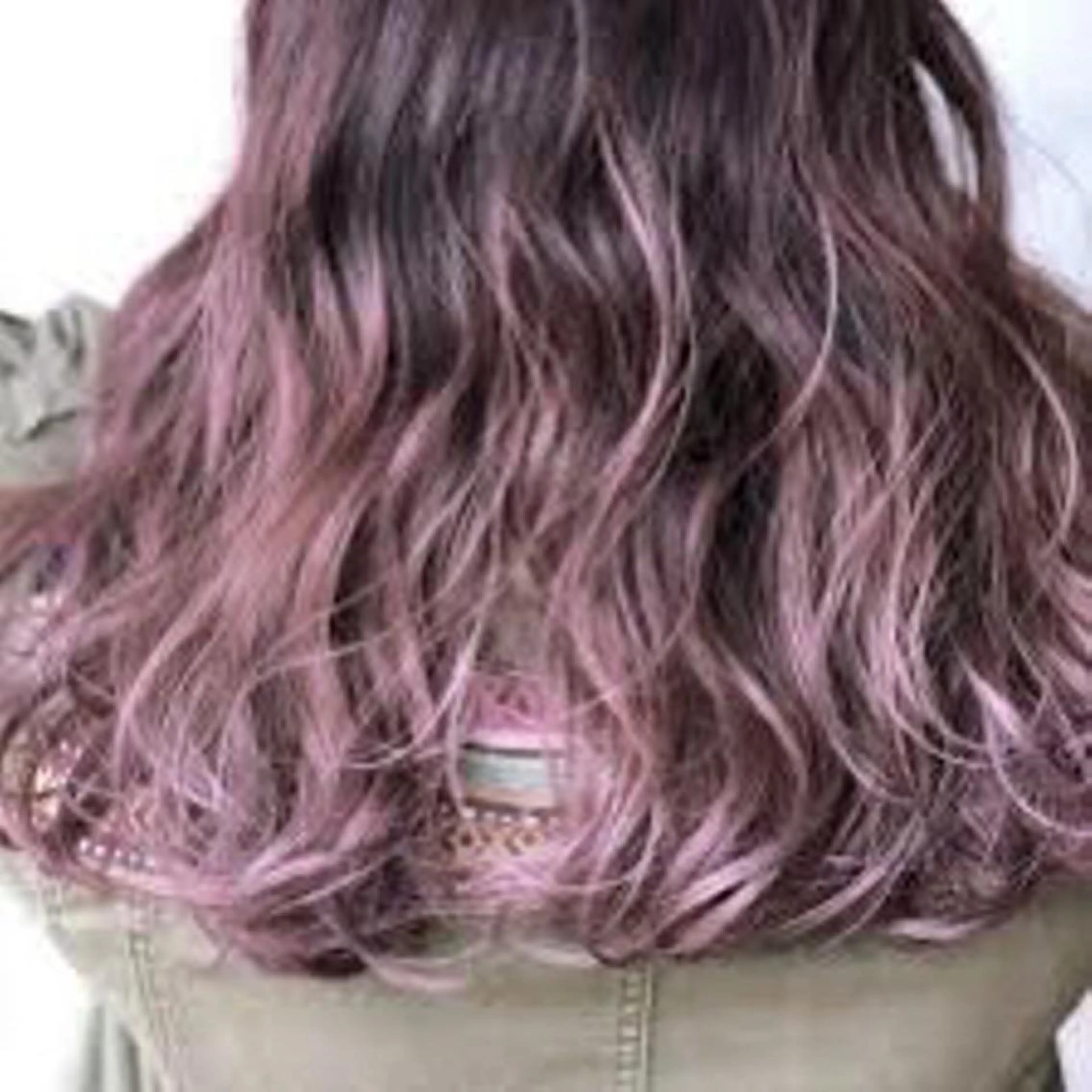 セミロング カラー ブリーチ ピンクカラー 海外ヘア/ 長谷川　裕起のヘアスタイル