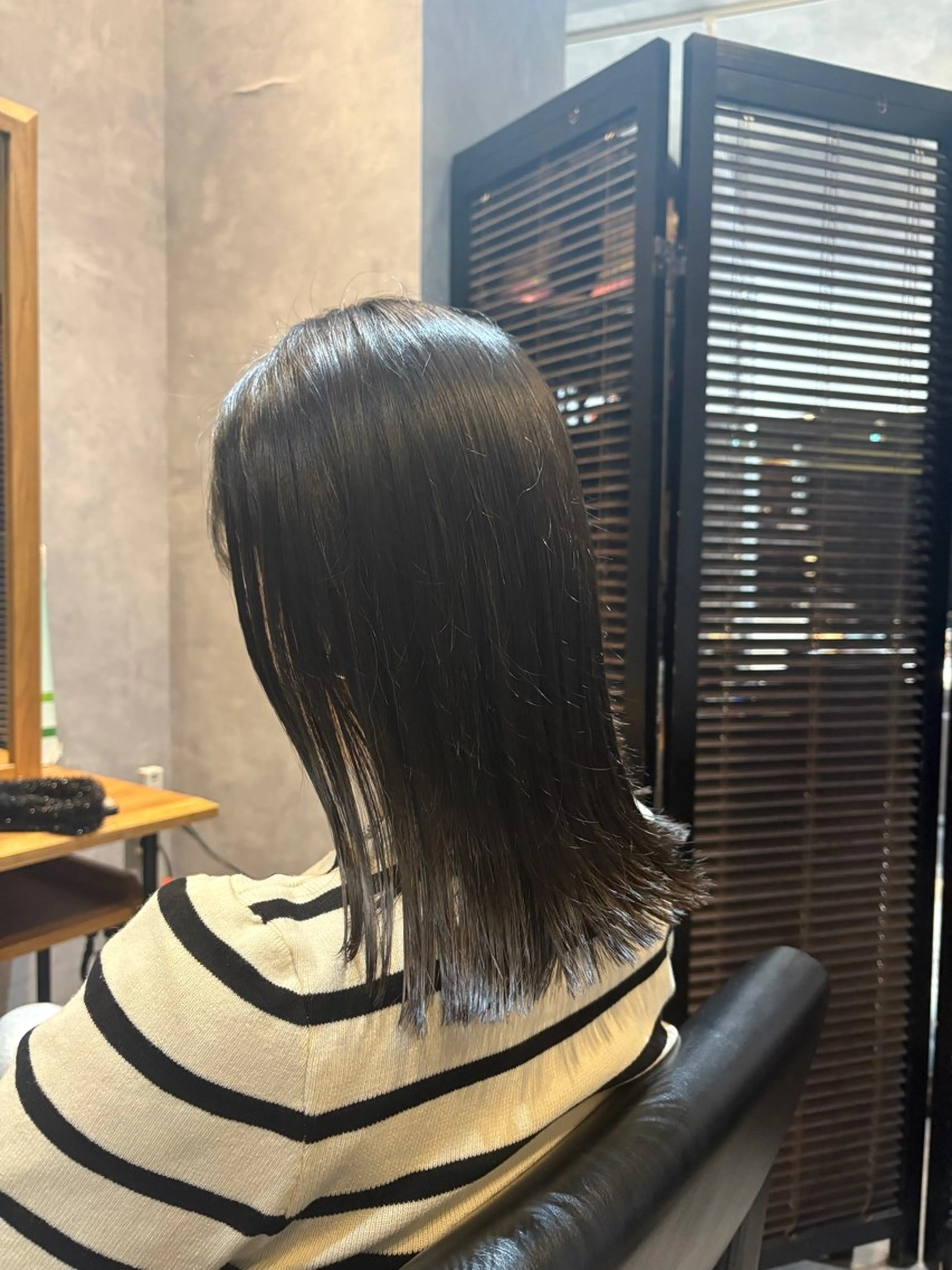 セミロング カット 縮毛矯正 トリートメント Akko💋 モデル大募集です！のヘアスタイル