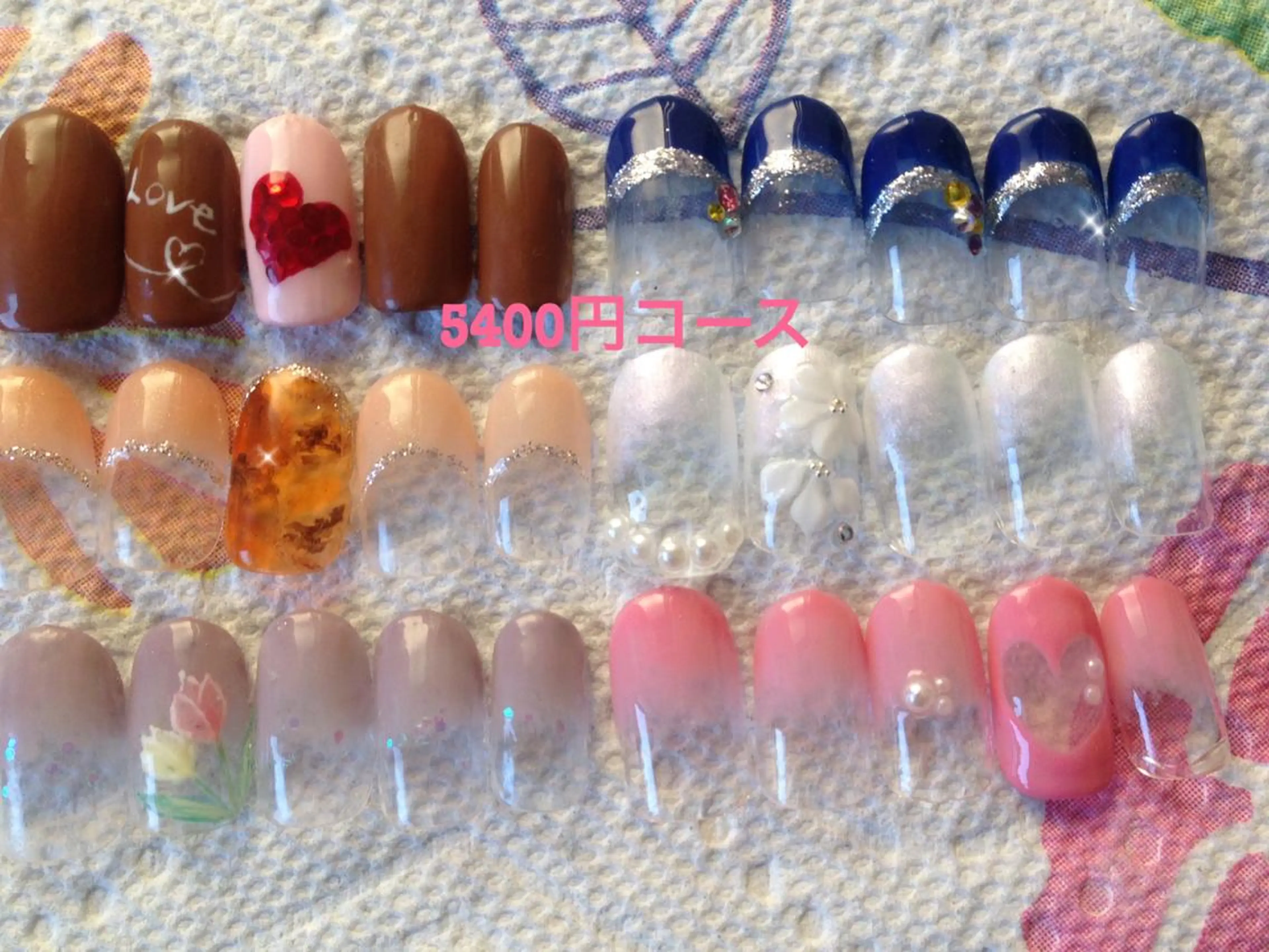 ネイル アートネイル ジェルネイル ハンドネイル リラネイル所属・福田 美代子のネイルデザイン