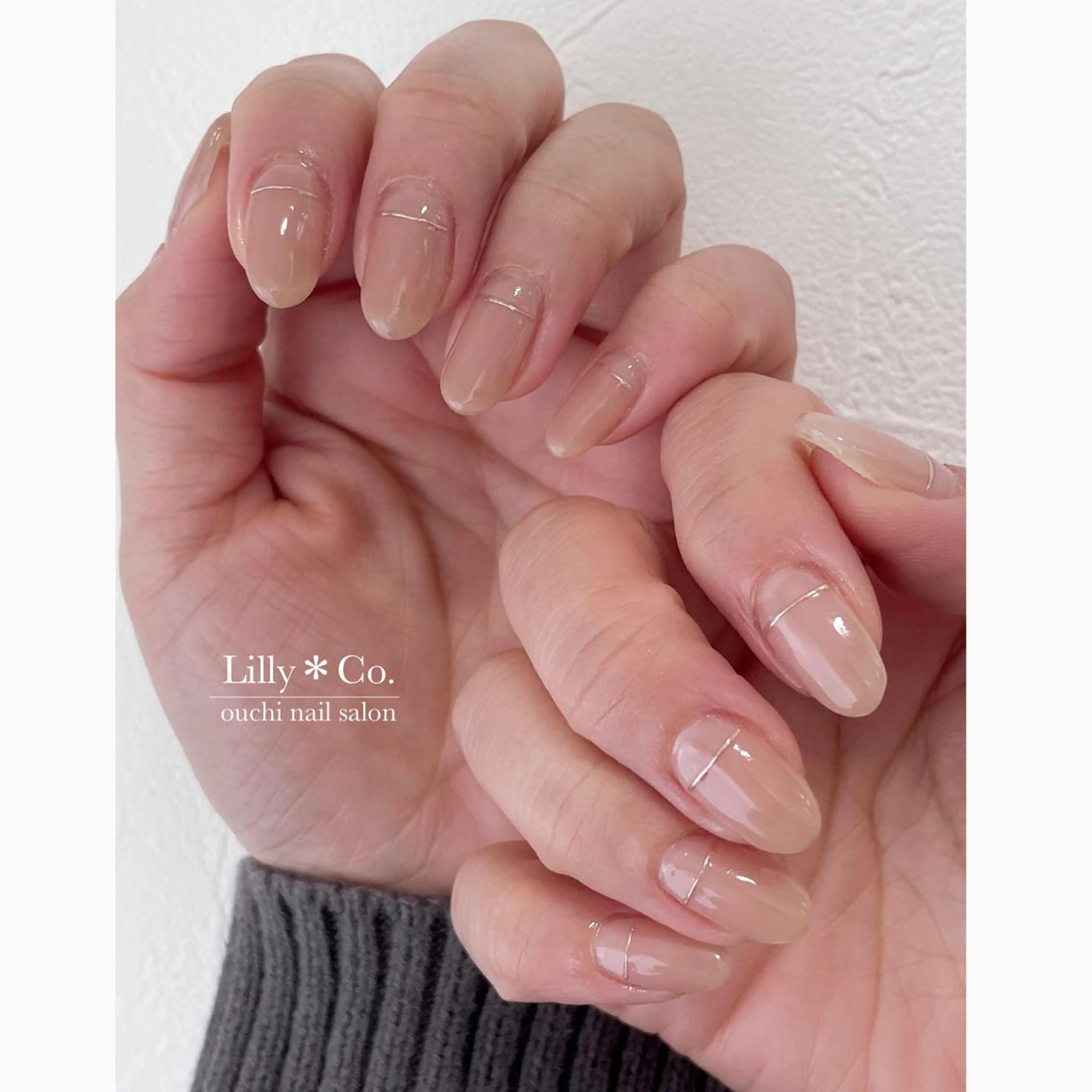 ネイル ワンカラーネイル ハンドネイル ハンドケア Lilly Co.のネイルデザイン