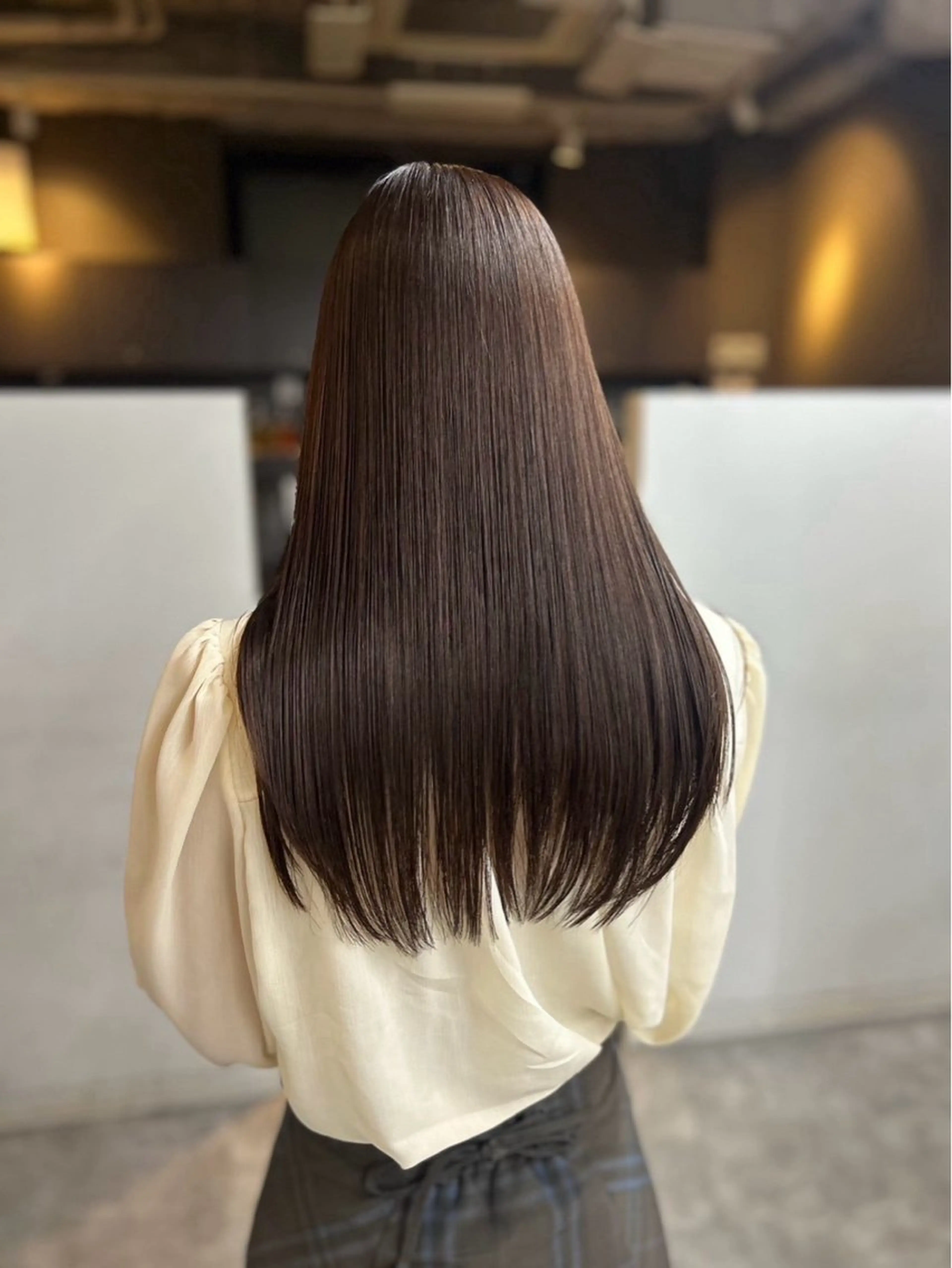 ロング 髪質改善 ロング カット ヘアカラー トリートメント 岩田 一駿/名古屋/ 伏見/栄/縮毛矯正のヘアスタイル
