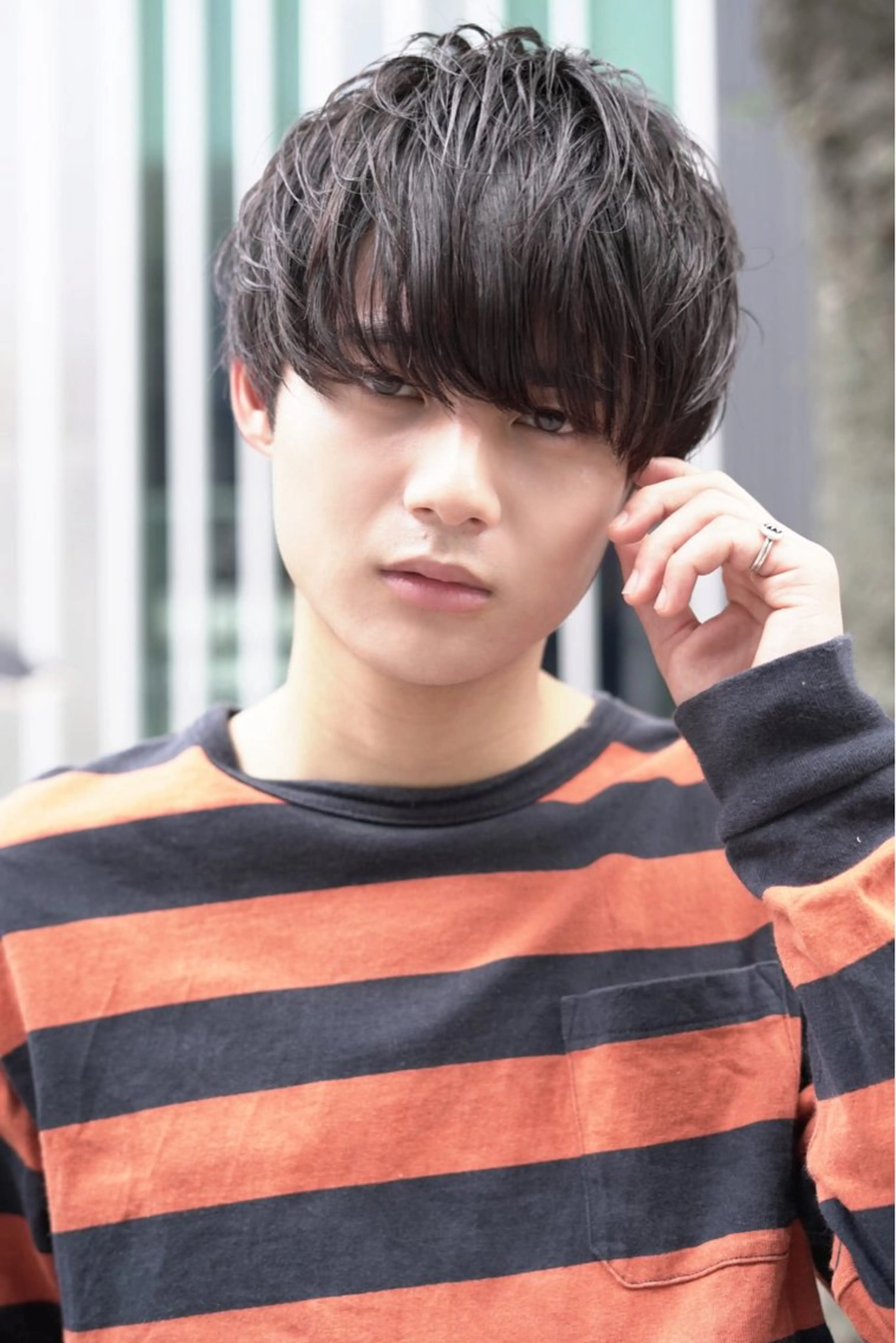 メンズ　マッシュの写真