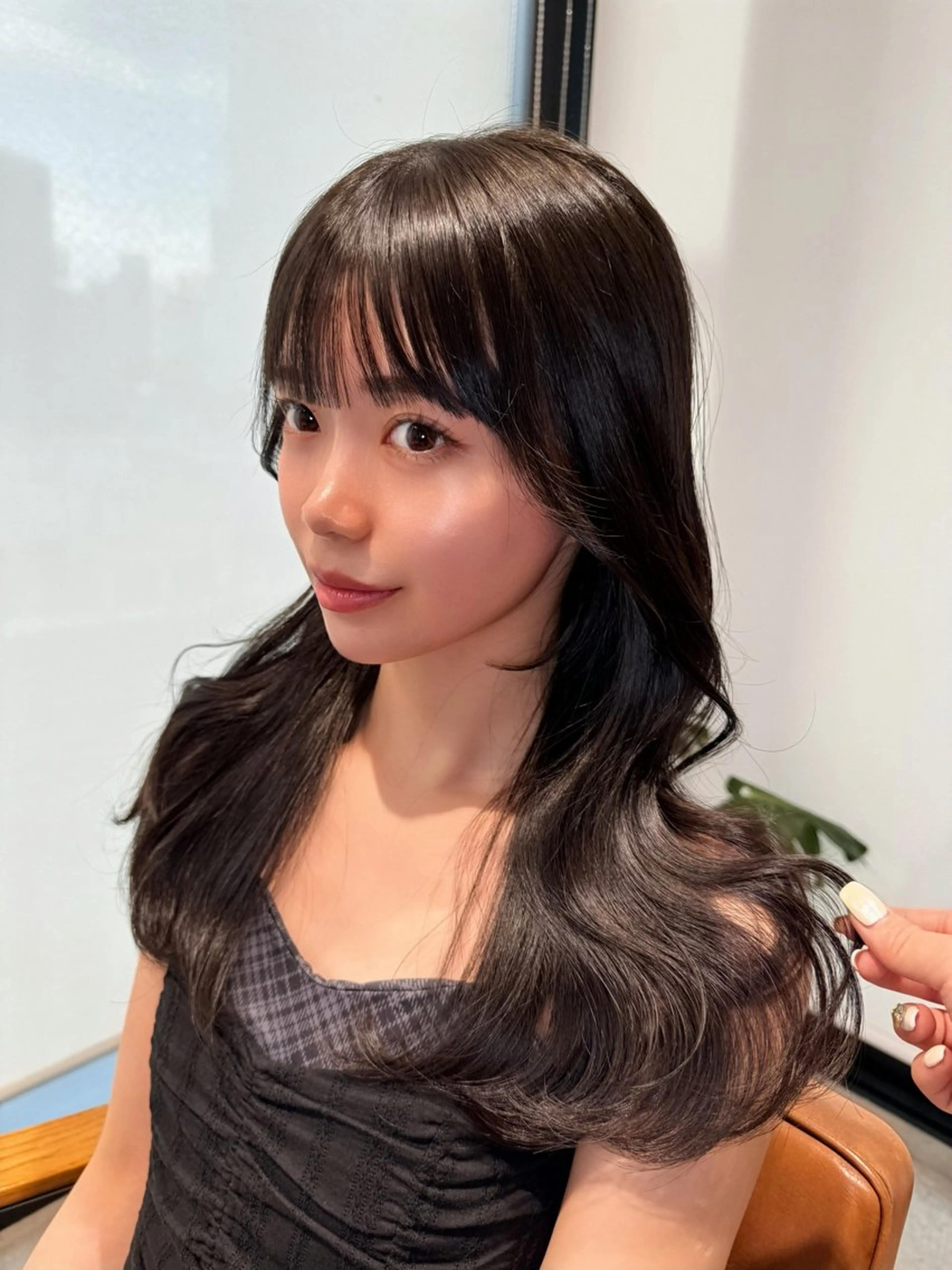ロング カット ヘアカラー トリートメント ヘアセット 寺西 恵🪡🤍のヘアスタイル