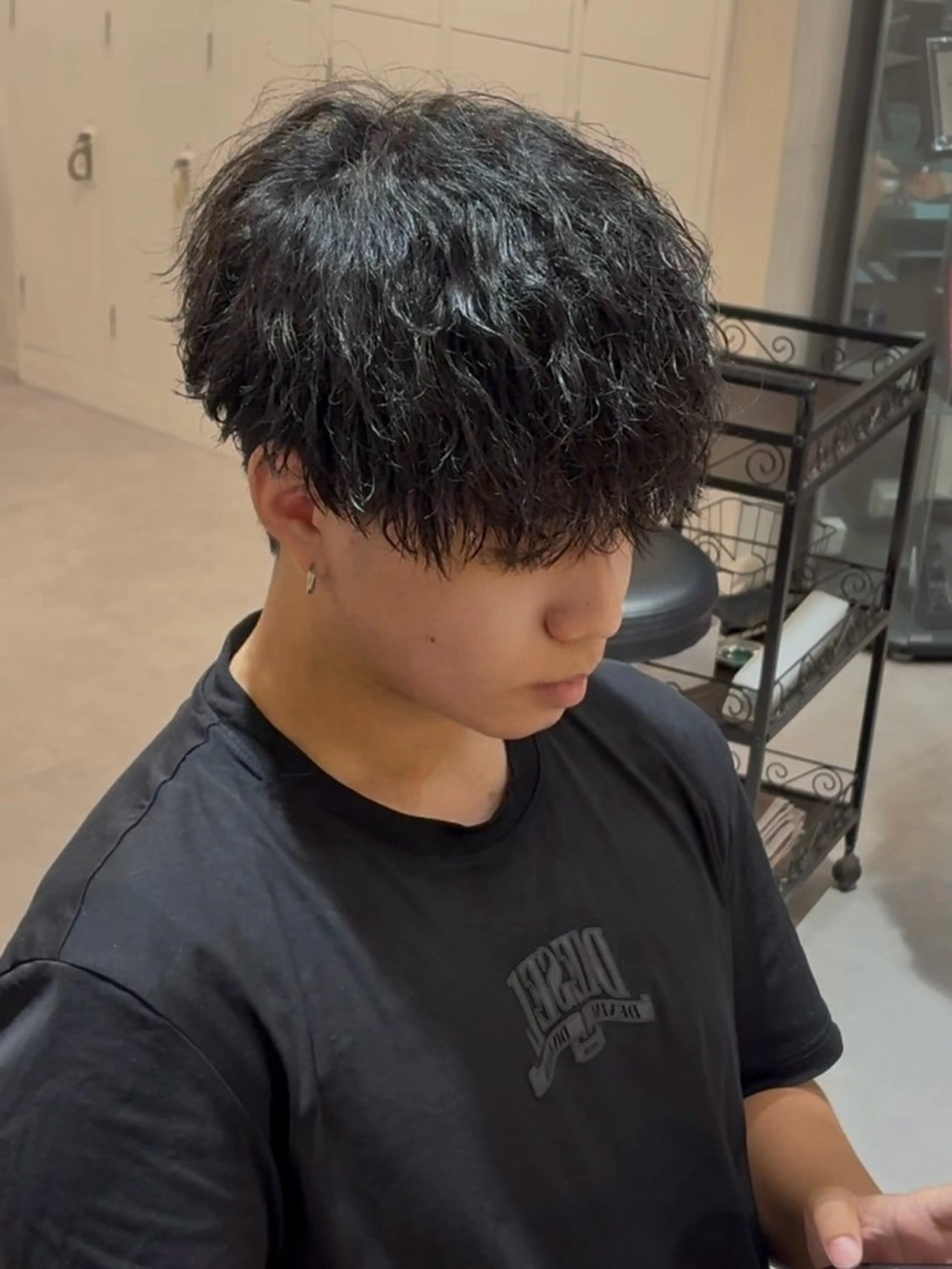 ショート パーマ メンズ Bond Story white所属・【メンズ特化】 メンズパーマ/雄斗のヘアスタイル