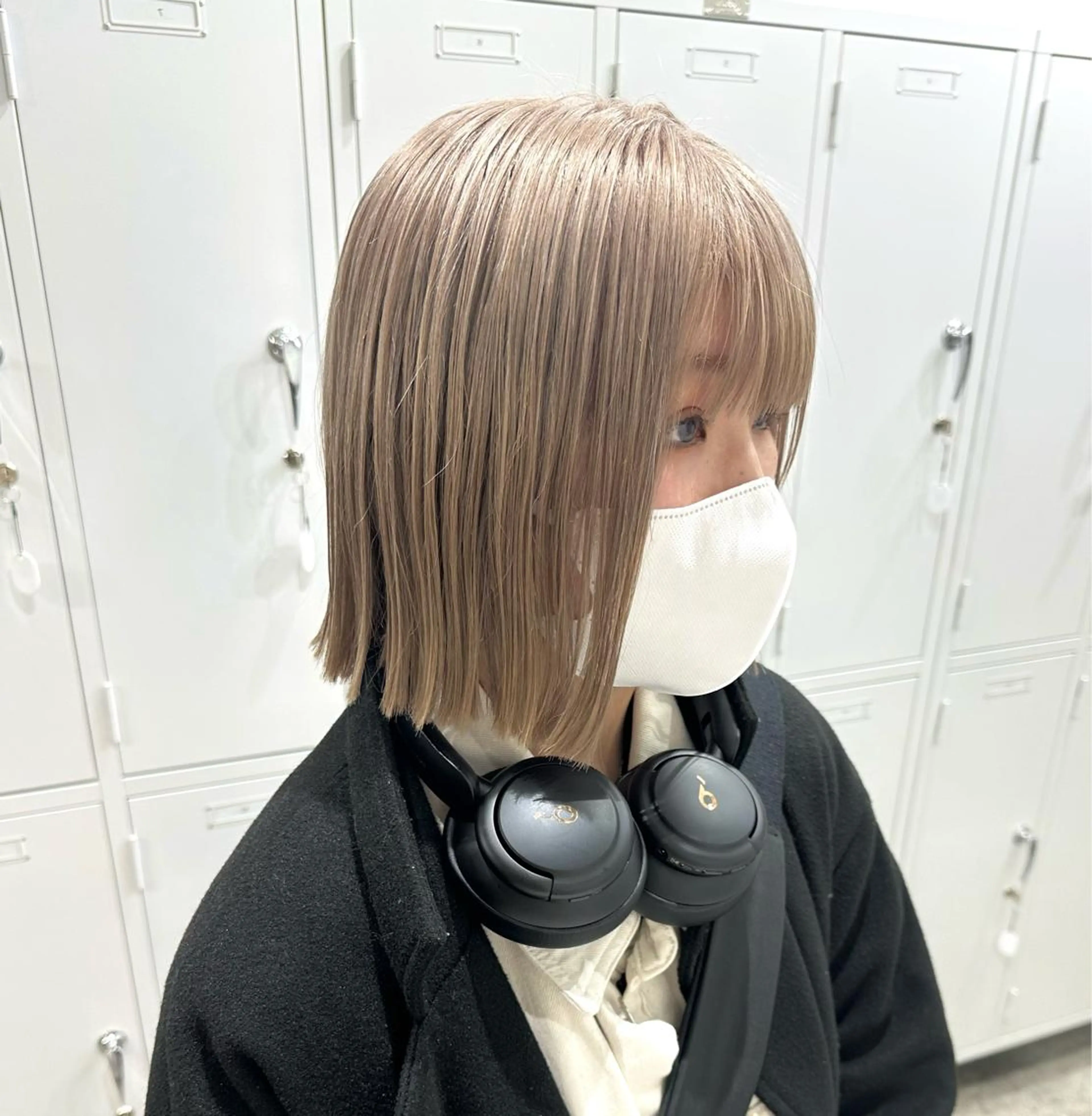 ショート カラー パーマ ヘアアレンジ メンズ 抜きっぱなしブロンド ササキカズマのヘアスタイル