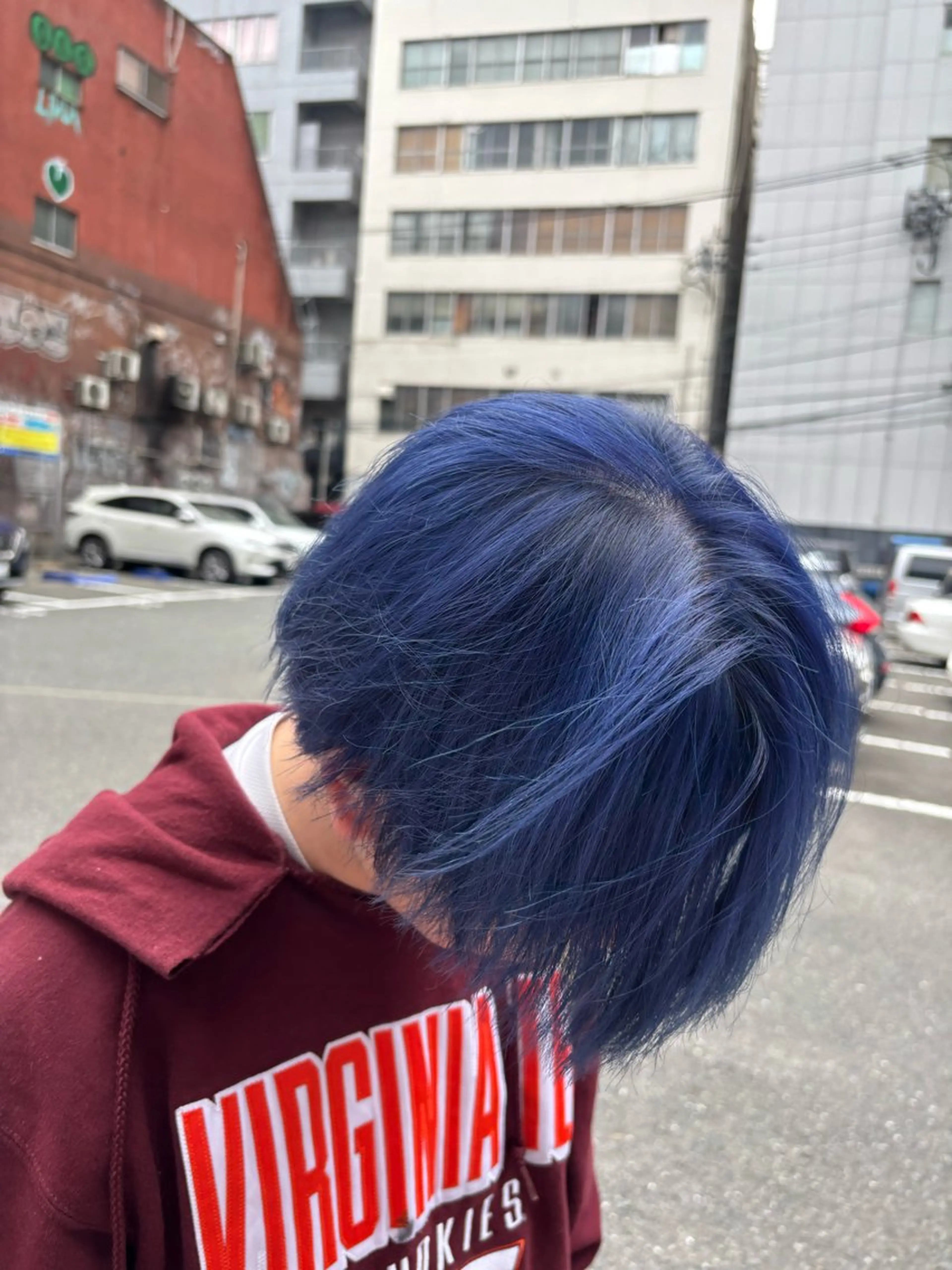 メンズ ヘアカラー ユイナ カラーモデル大募集のヘアスタイル