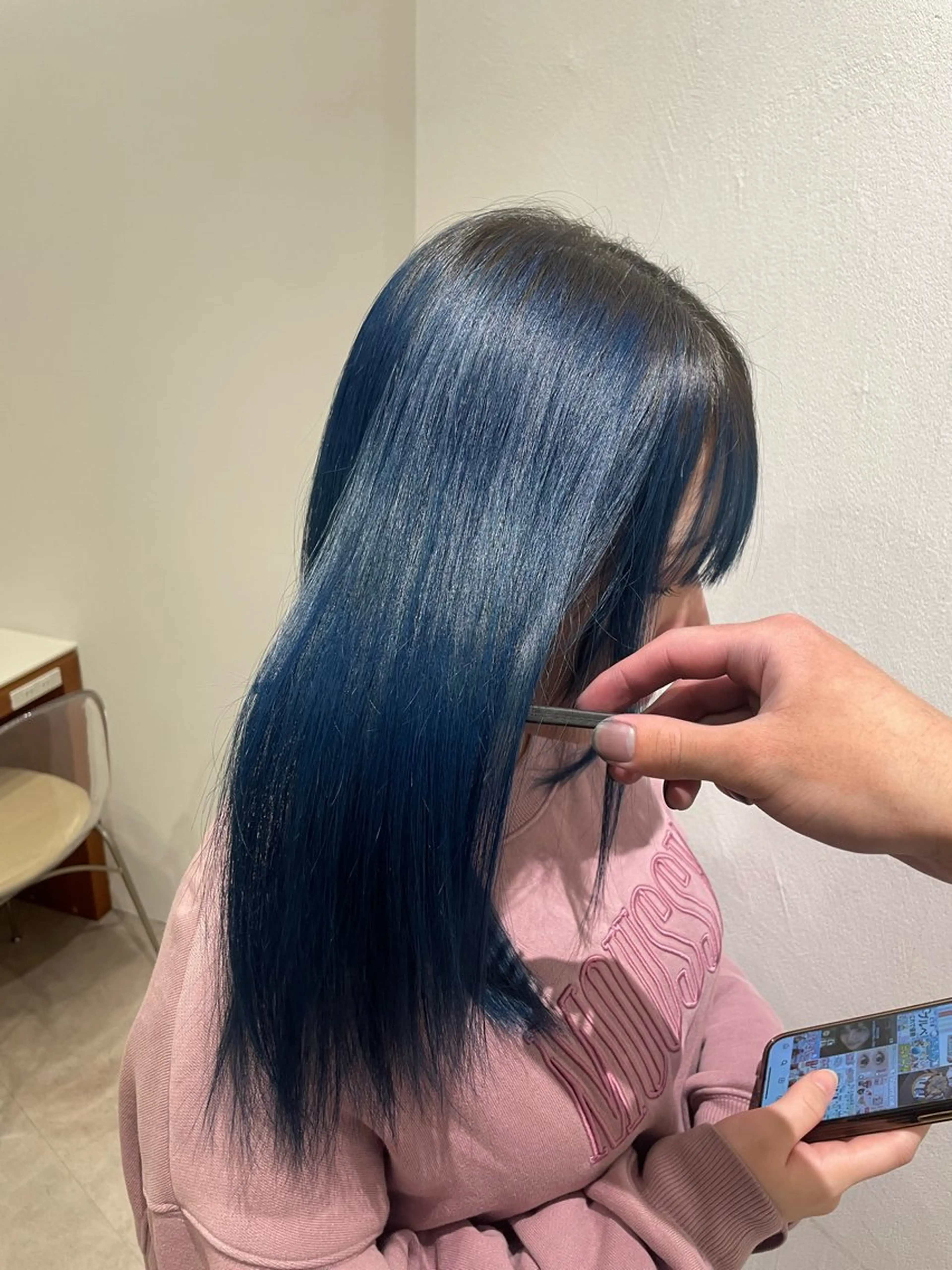 ミディアム カラー トリートメント ヘアカラー トリートメント 渋谷/垢抜けボブ 髪質改善/ショウゴのヘアスタイル