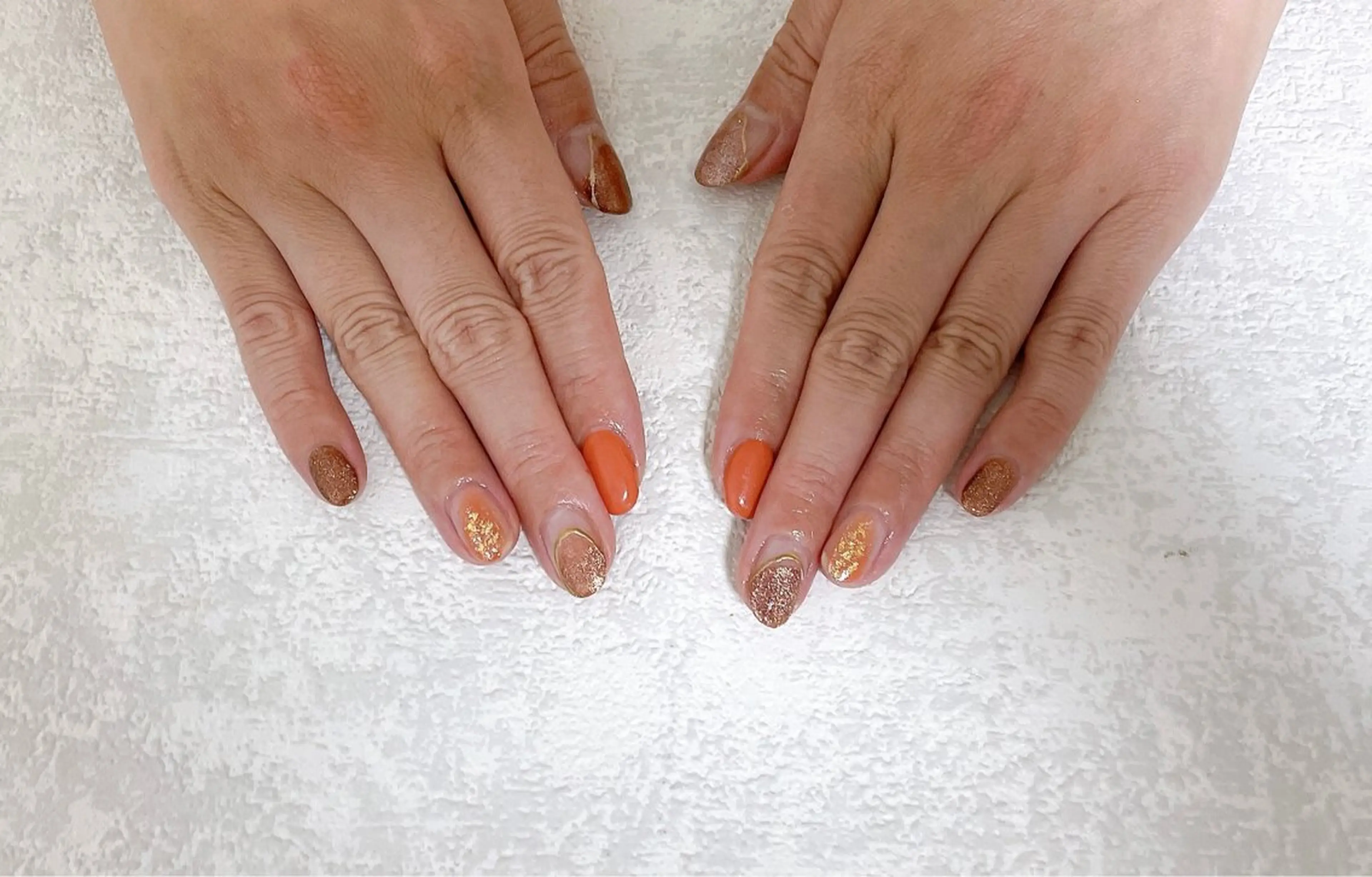 ネイル オーロラネイル フットネイル フレンチネイル ジェルネイル 韓国ネイル ハンドネイル Mogu nail 二子玉川のネイルデザイン