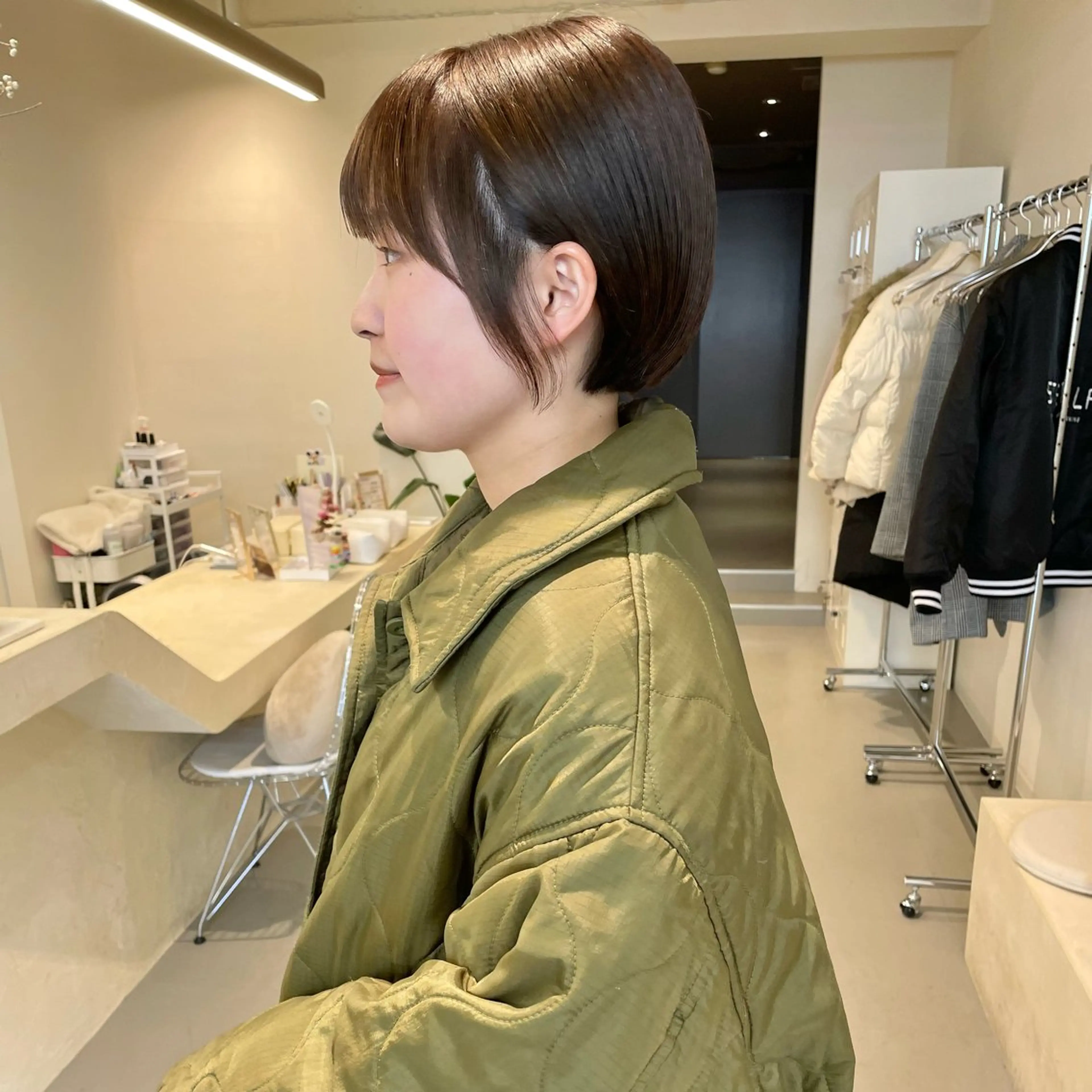ショート カラー ショートボブ 丸みショート ボブ ショートヘア カット ヘアカラー トリートメント ショート・ボブ ・ウルフ✂︎IMAIのヘアスタイル