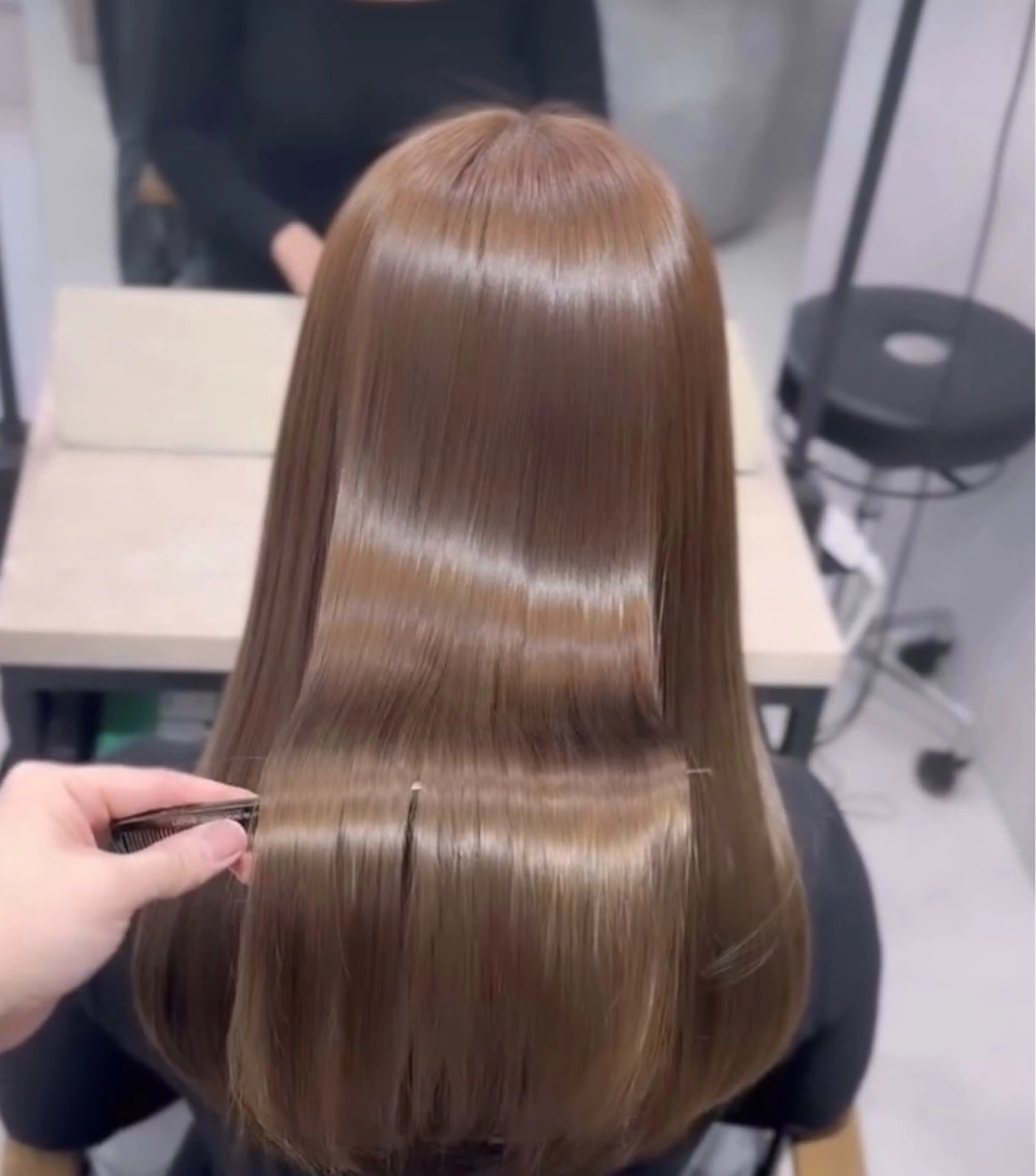 カット+縮毛矯正+リペアトリートメントの写真