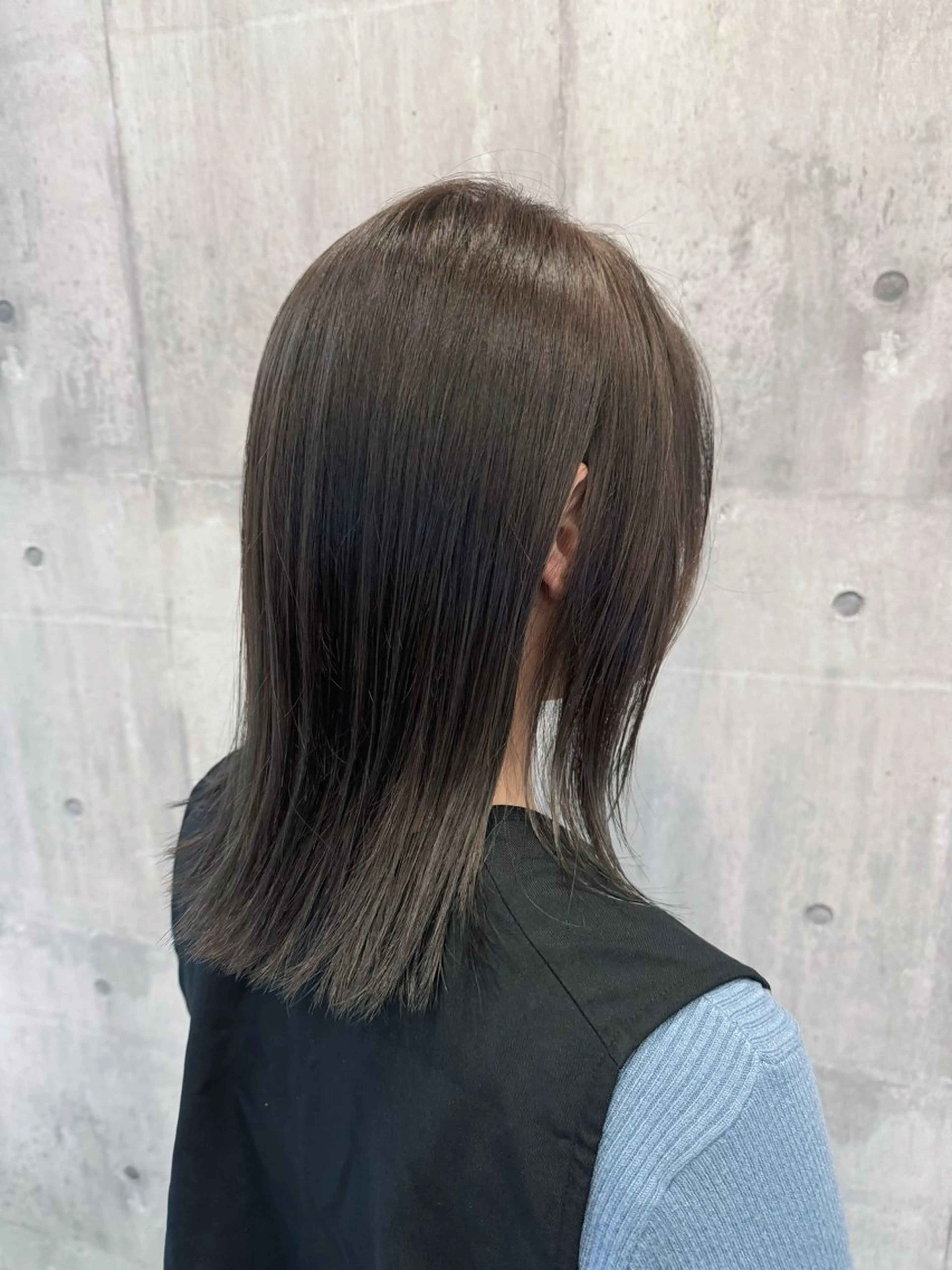 ミディアム ヘアカラー トリートメント 🔅透明感カラー切田 はじめ🔆のヘアスタイル