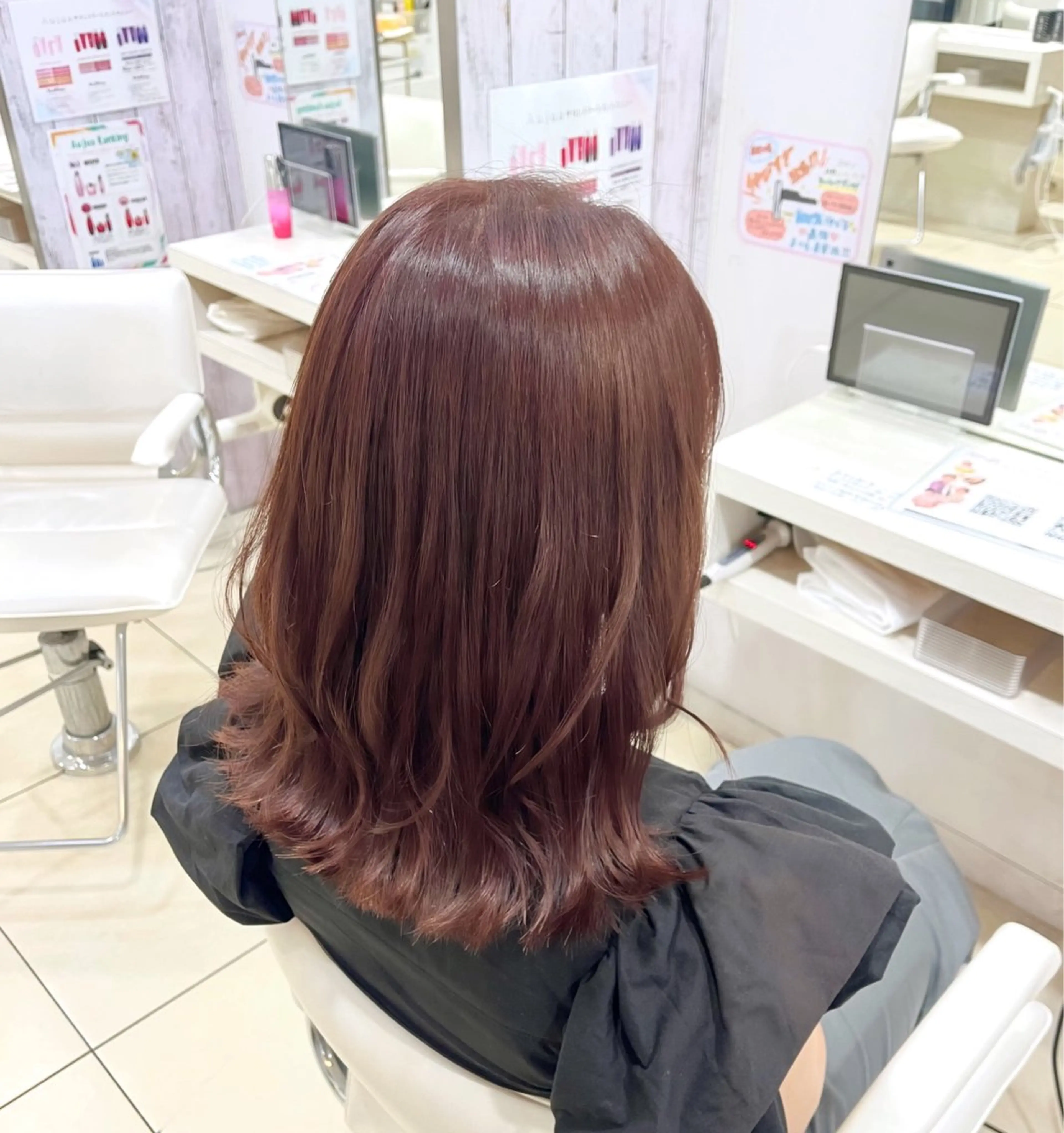 ミディアム カラー 🌻髪質改善カラー 🌻Yunaのヘアスタイル