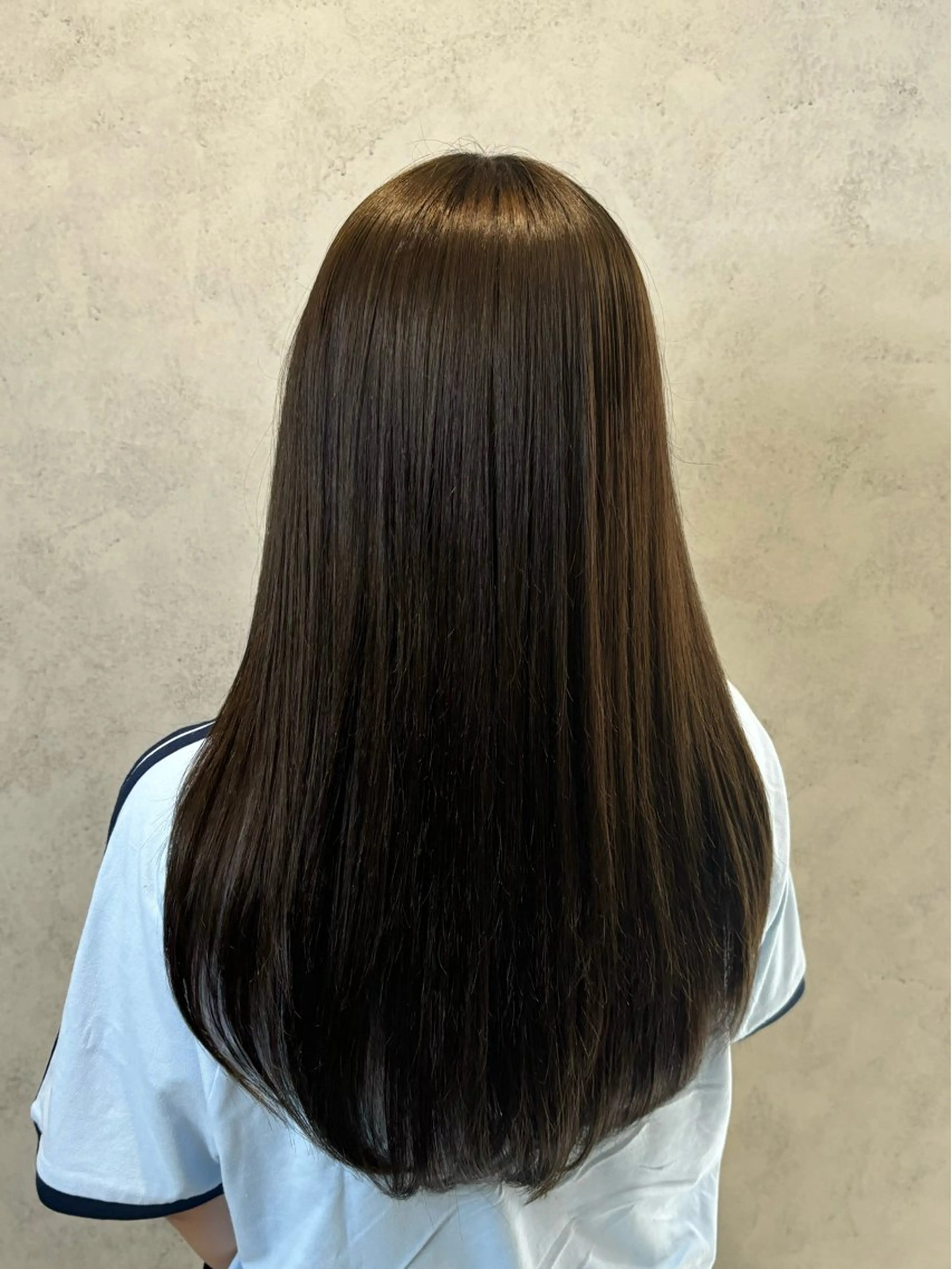 ロング カラー 井上 美夢のヘアスタイル