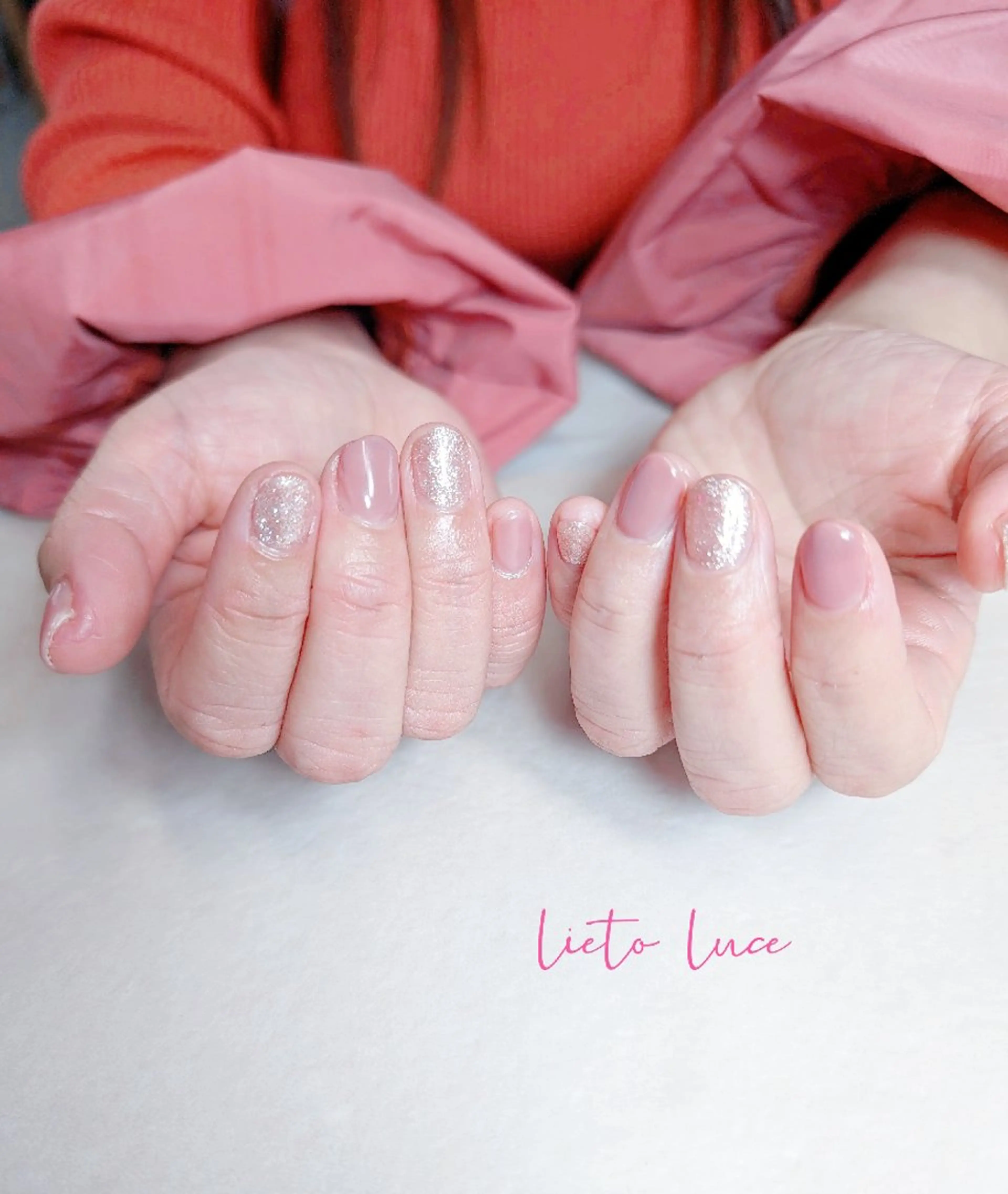 ネイル キラキラネイル ラメ(グリッター) ワンカラーネイル ハンドネイル lieto luce Yukaのネイルデザイン