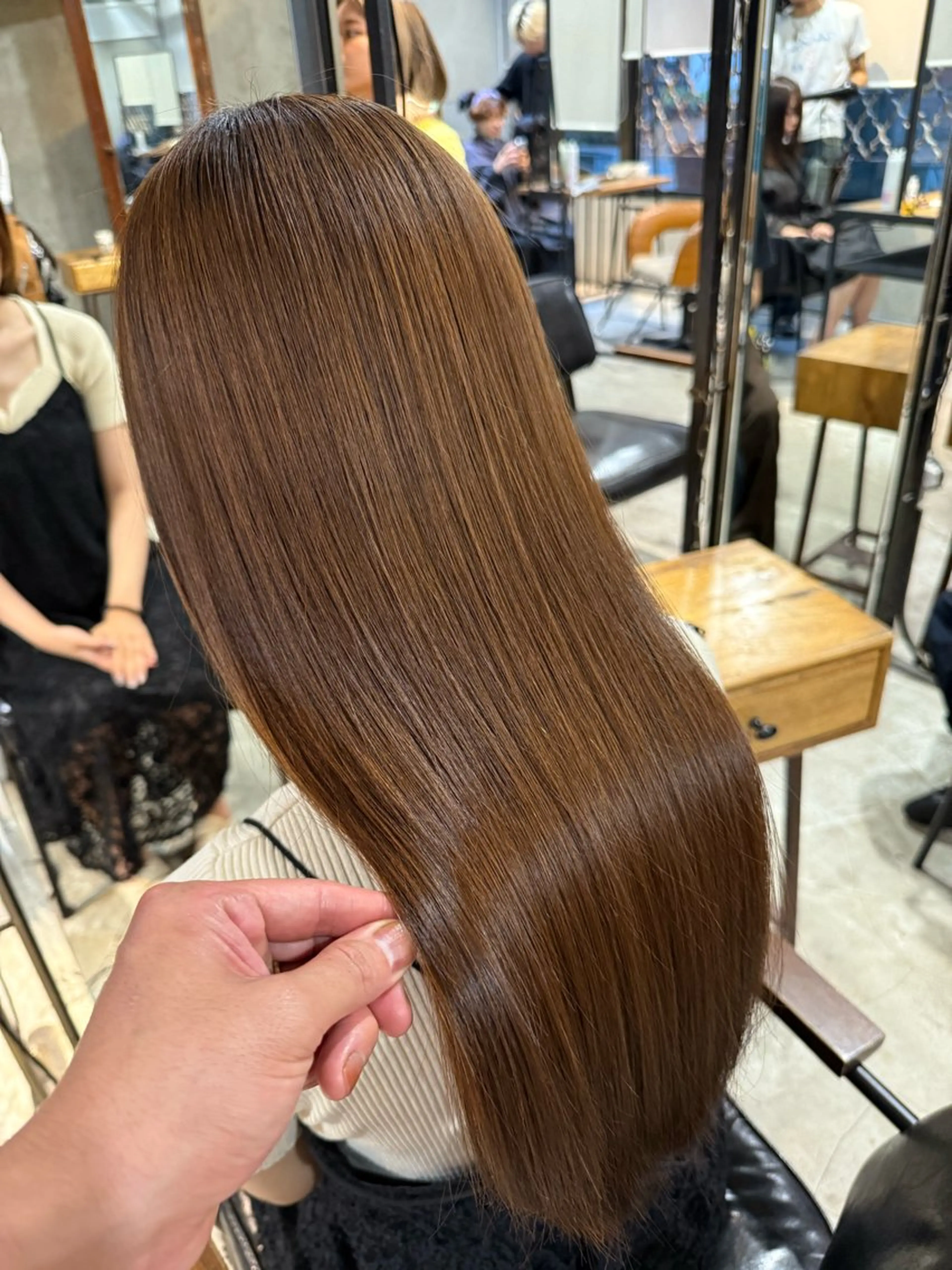 セミロング 髪質改善 お気に入り数2.2万 🏆SHO🏆のヘアスタイル