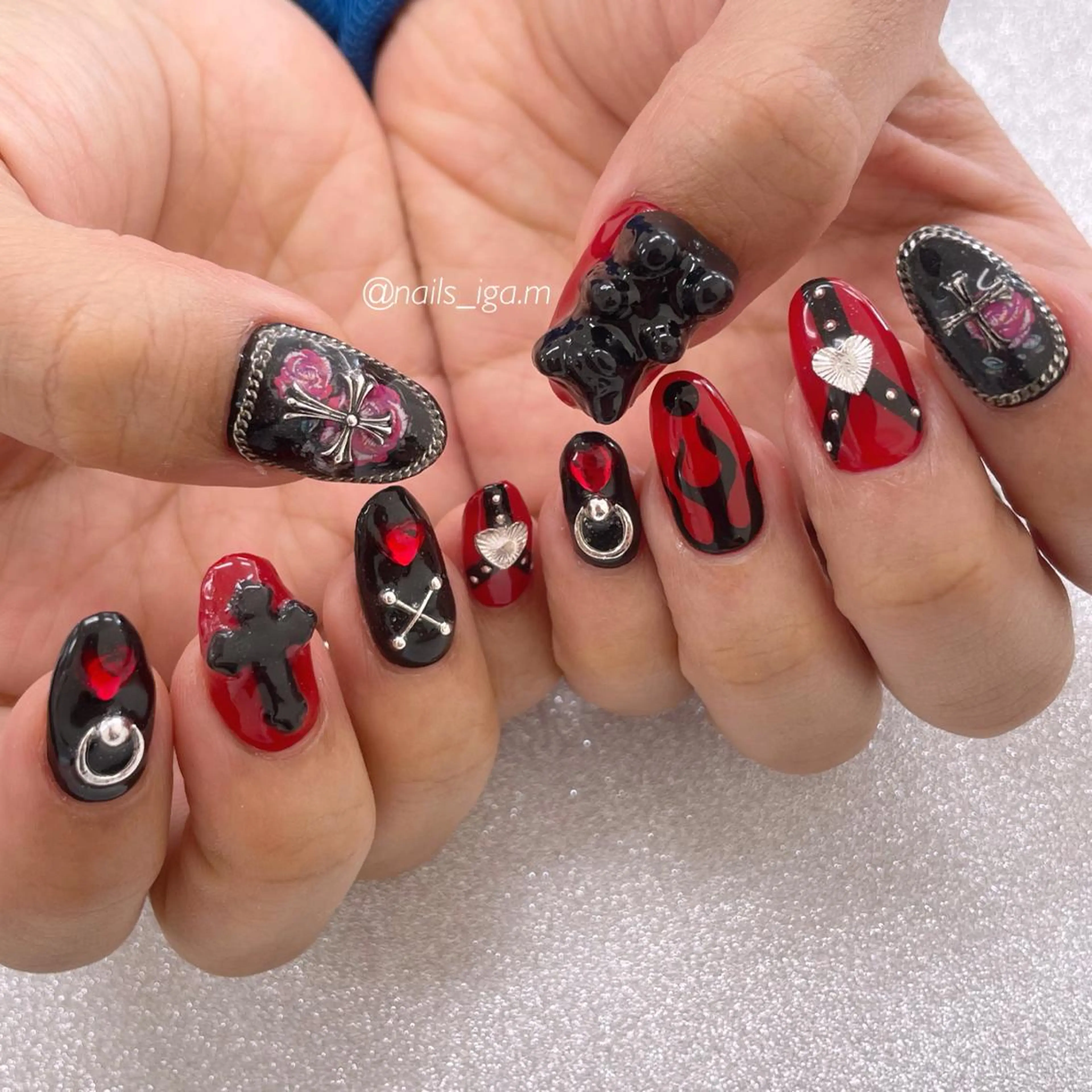 ネイル ハンドネイル 五十嵐 美智のネイルデザイン