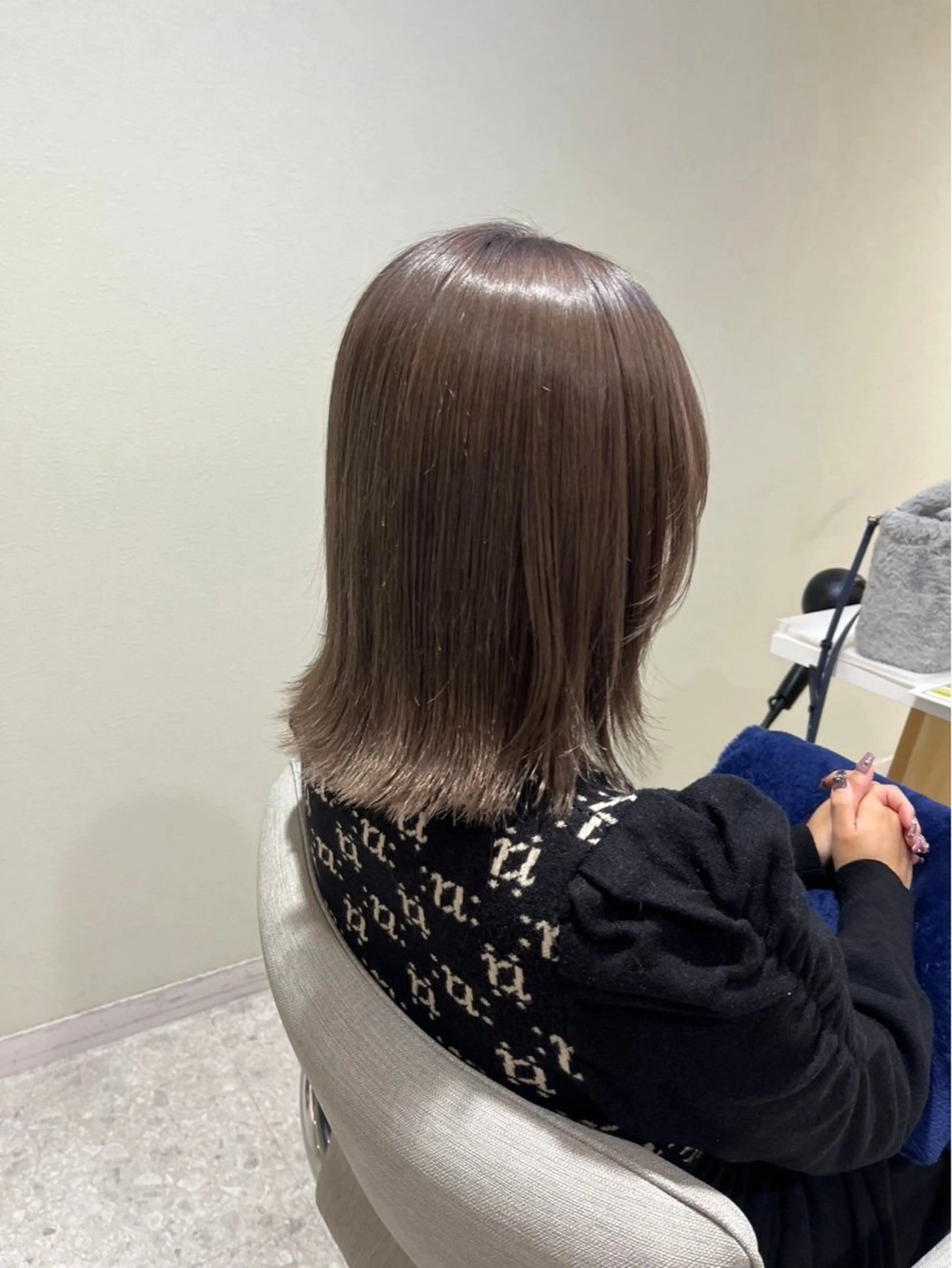 ミディアム カット ヘアカラー Lolonois 芝　圭佑のヘアスタイル