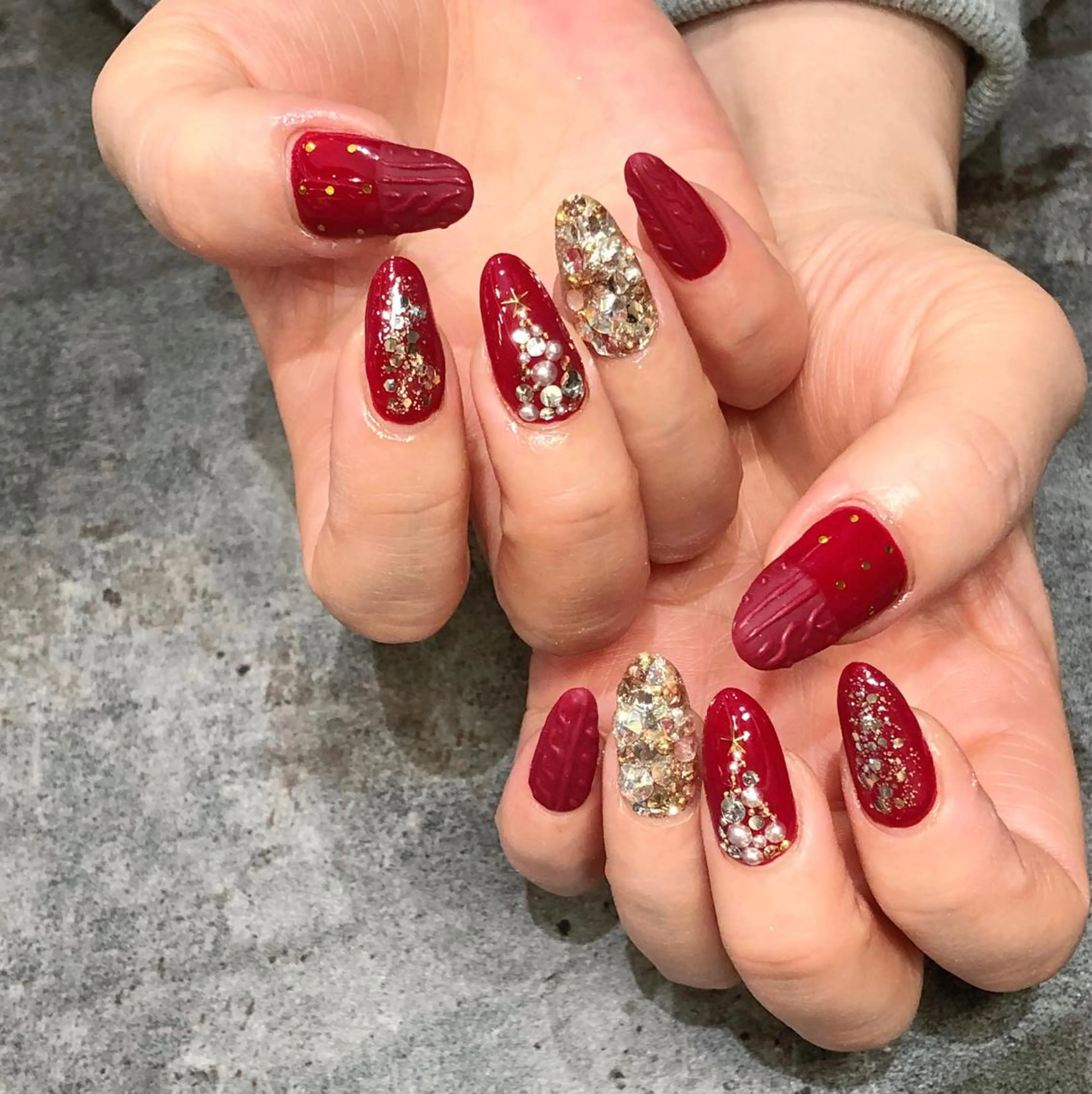 ネイル 冬ネイル クリスマス Can Nail 栄店 【キャンネイル】所属・後藤今日子 CANNAIL栄店のネイルデザイン