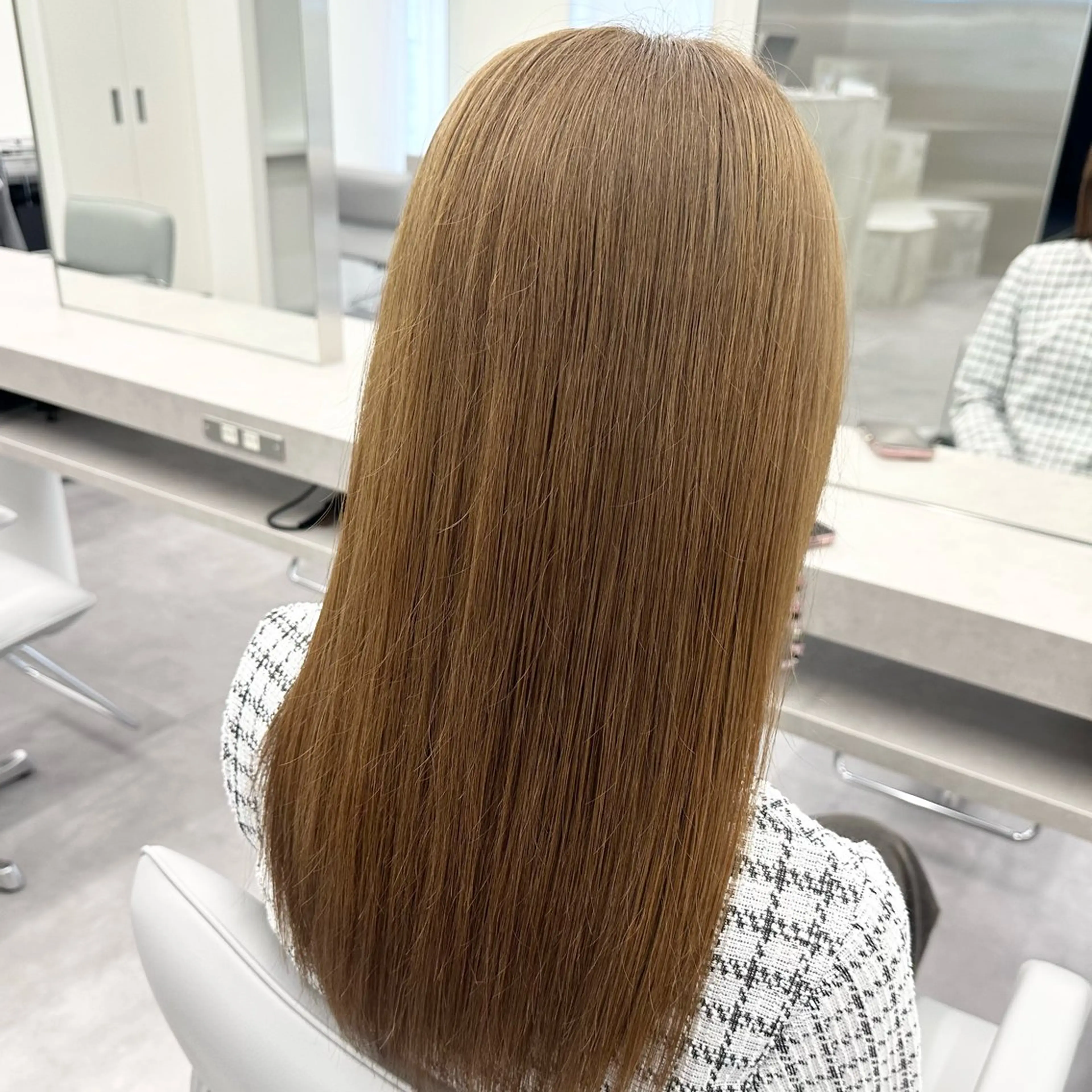 ロング カラー ベージュカラー ヘアカラー 🎀‪ピンクベージュ 🎀レイヤーmikuのヘアスタイル