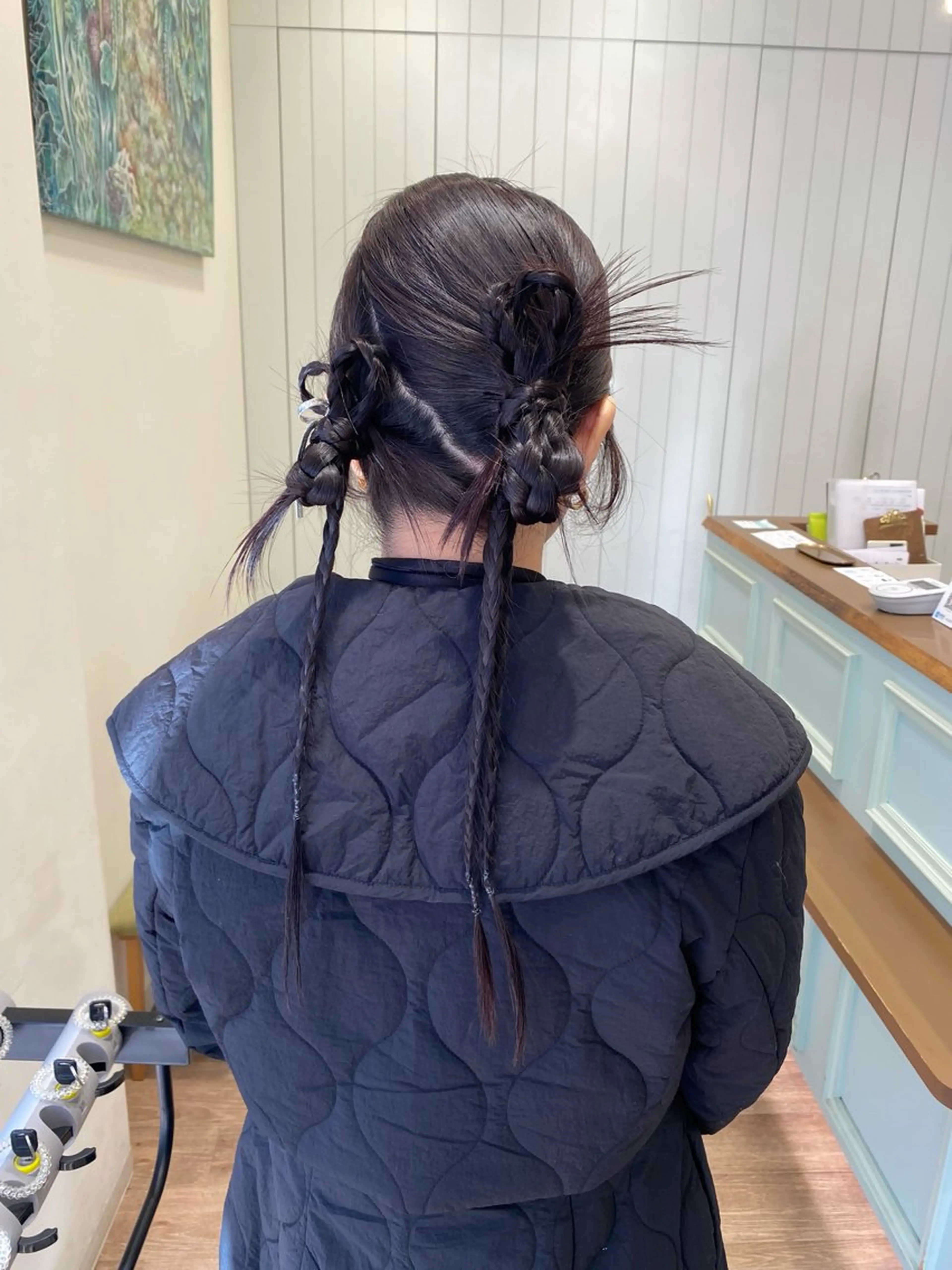 ヘアアレンジ 結婚式・ブライダル 卒業式のヘアスタイル ヘアセット ayaka #パーマ#アレンジのヘアスタイル