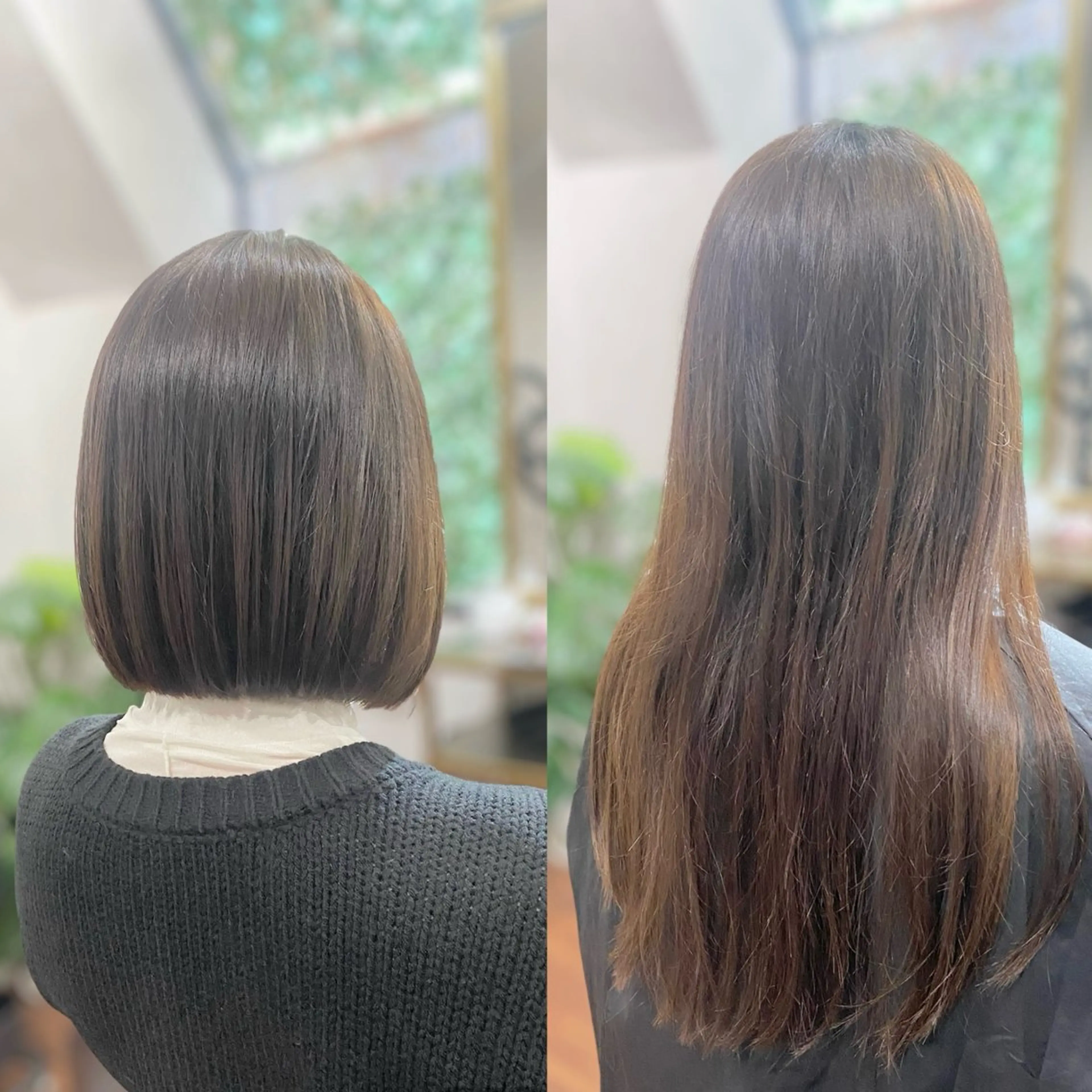 ミディアム ボブ カット ヘアカラー _White所属・ＳＨＩ ＺＵのヘアスタイル