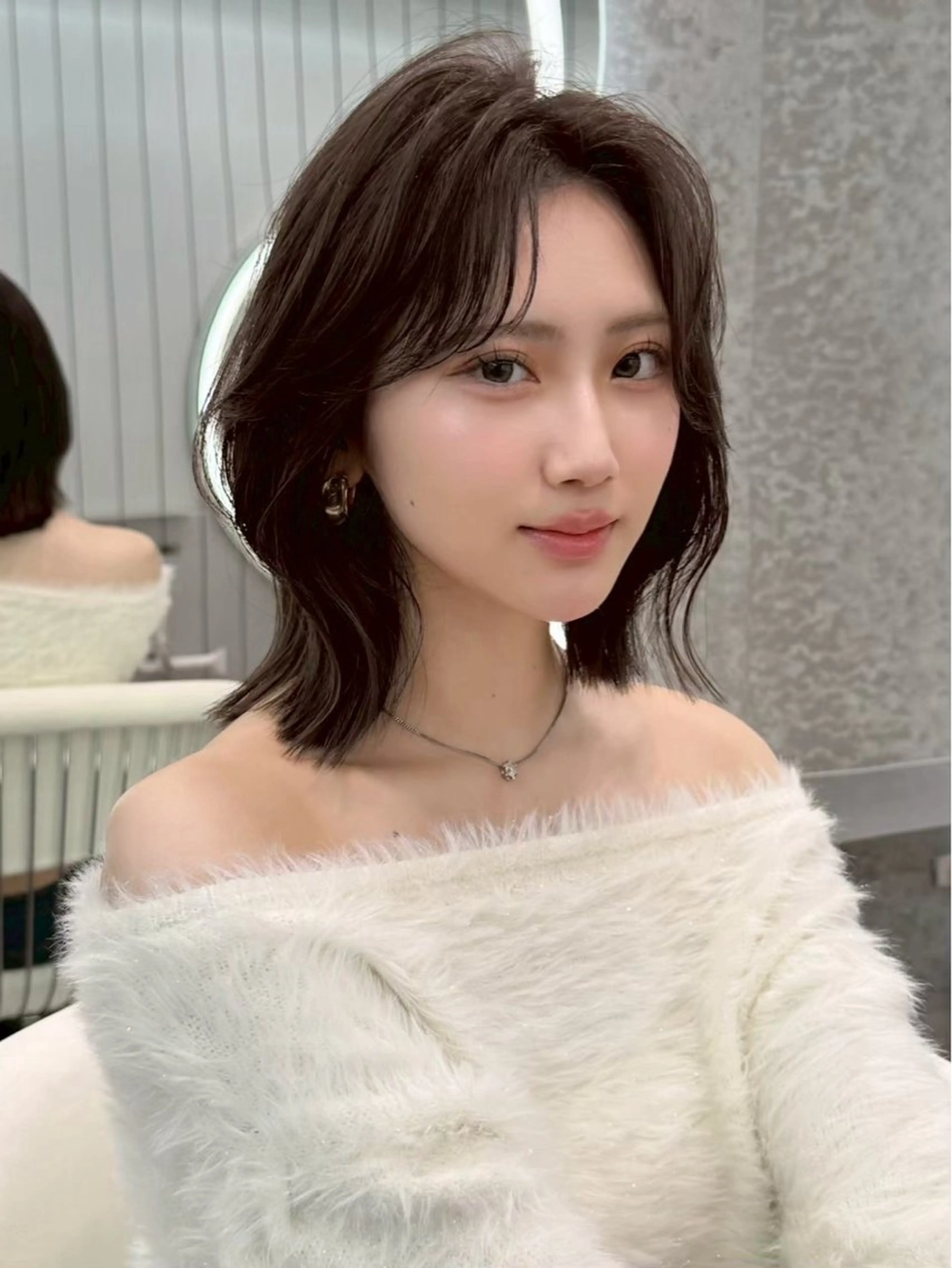 ミディアム カラー 設樂彩乃 /浦和/韓国ヘアのヘアスタイル