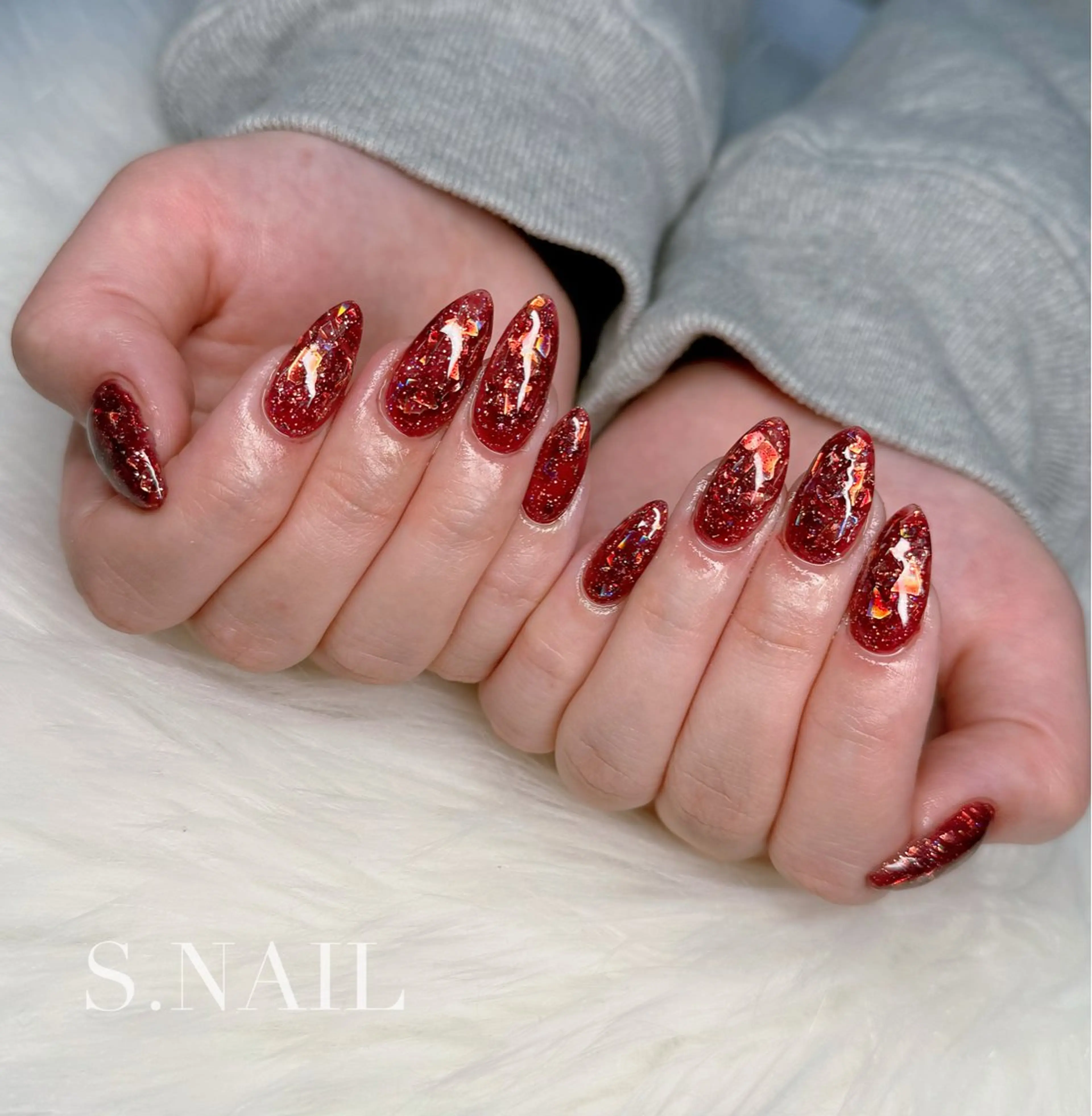ネイル キラキラネイル ラメ(グリッター) ハンドネイル S♡NAIL所属・S.NAIL Suuのネイルデザイン