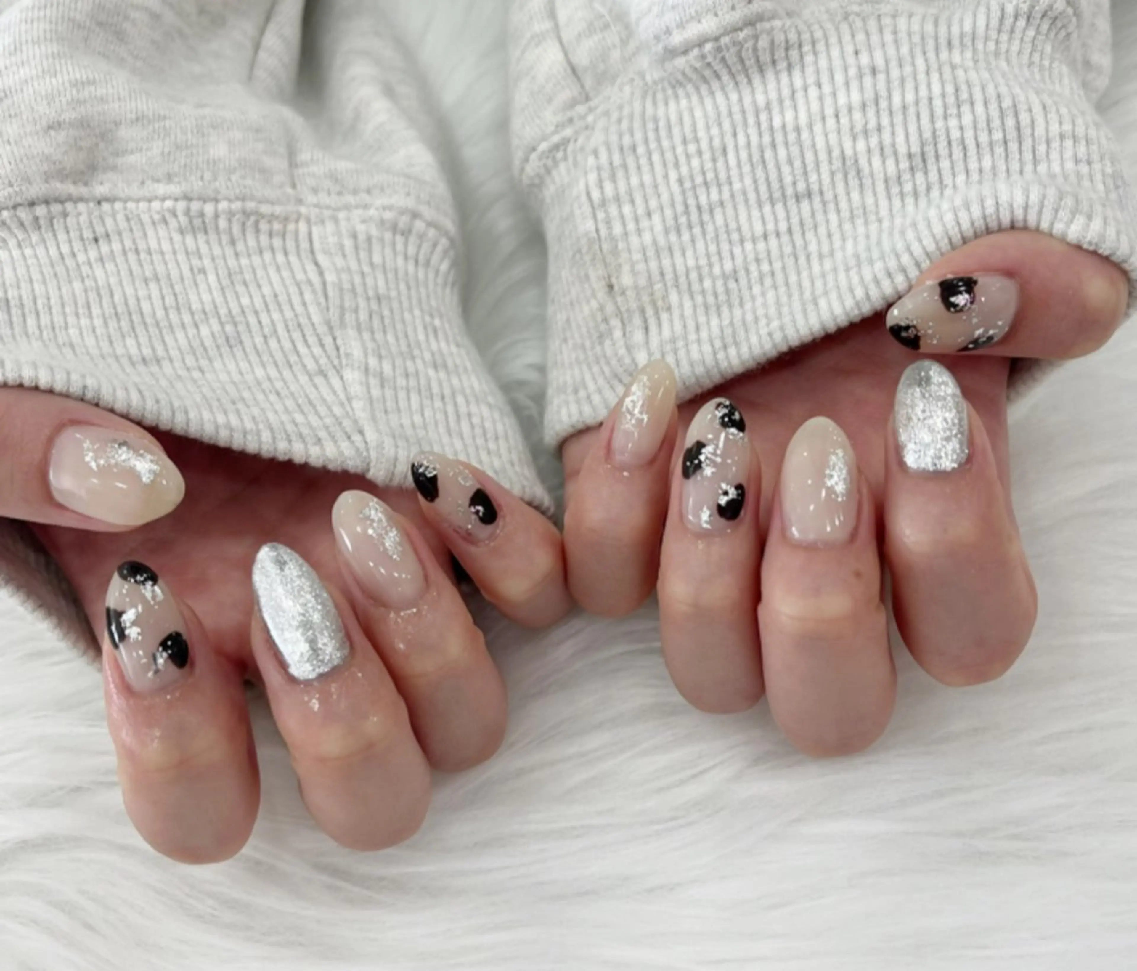 ネイル 長さ出し フットネイル ジェルネイル 韓国ネイル マグネットネイル #Amin所属・#Amin nail salonのネイルデザイン