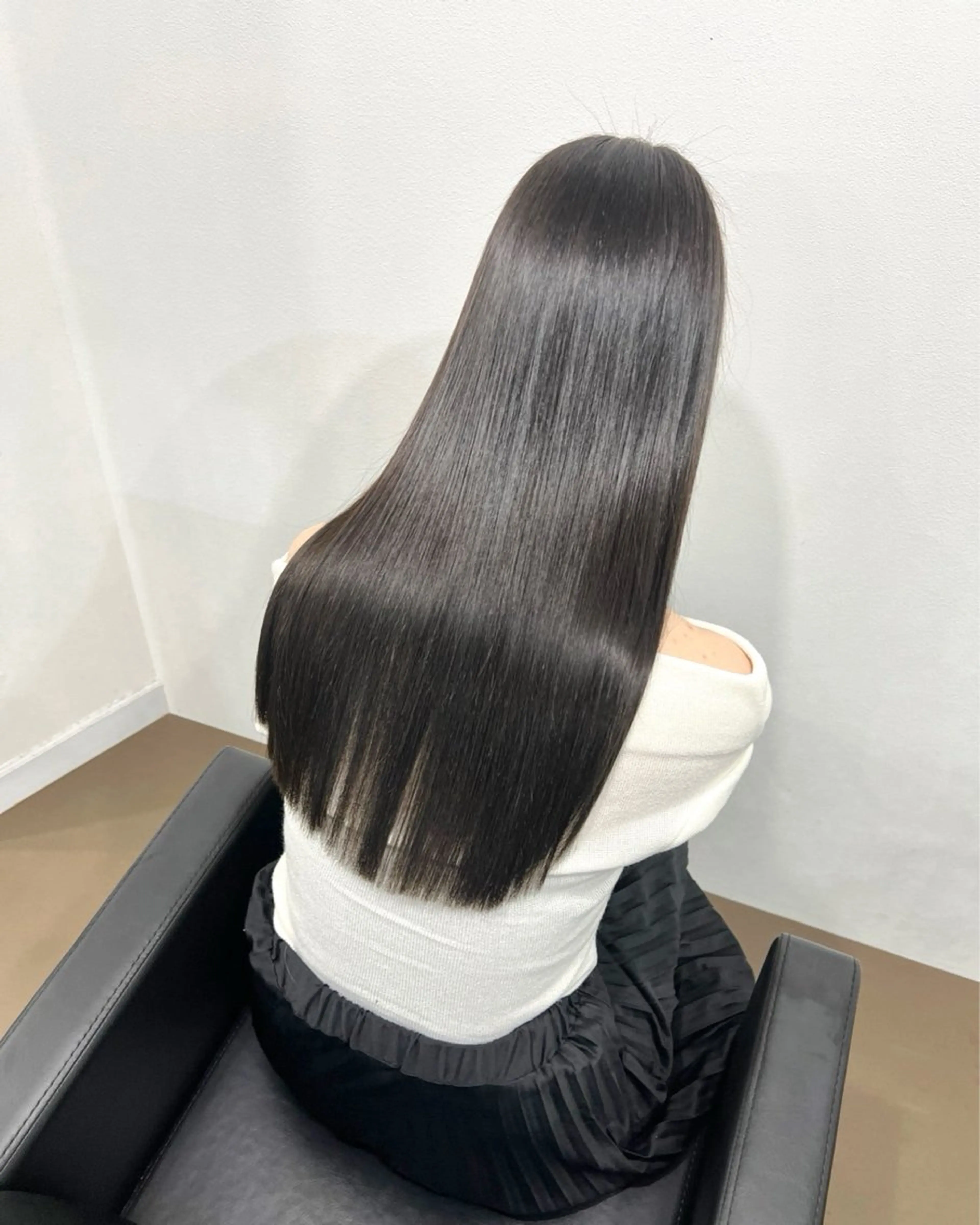 ロング パーマ 髪質改善 縮毛矯正 トリートメント ストレートパーマ 縮毛矯正 トリートメント KOH/髪質改善特化 /縮毛矯正のヘアスタイル