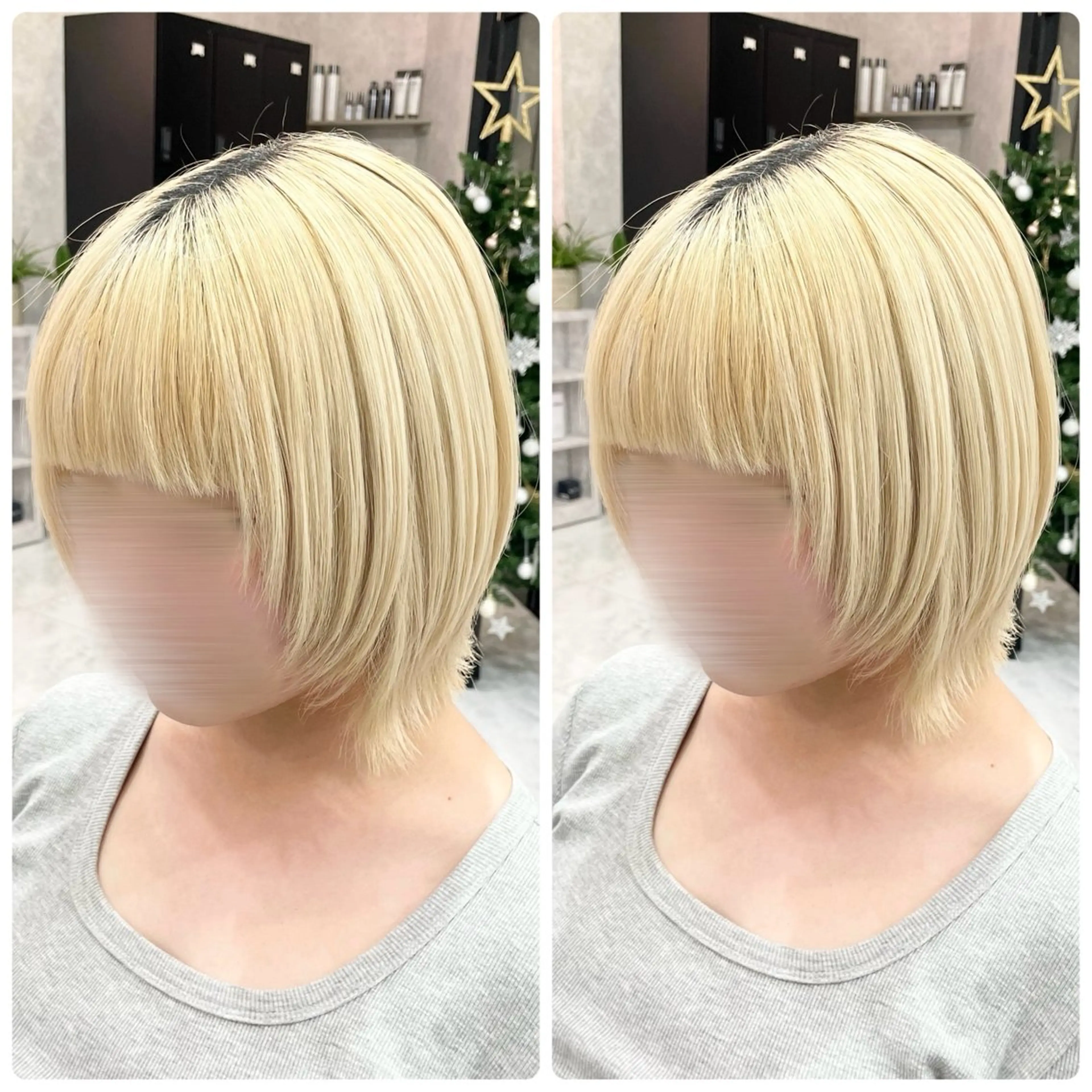 ショート 🦋ハイトーン🦋 石山 希理🦋のヘアスタイル