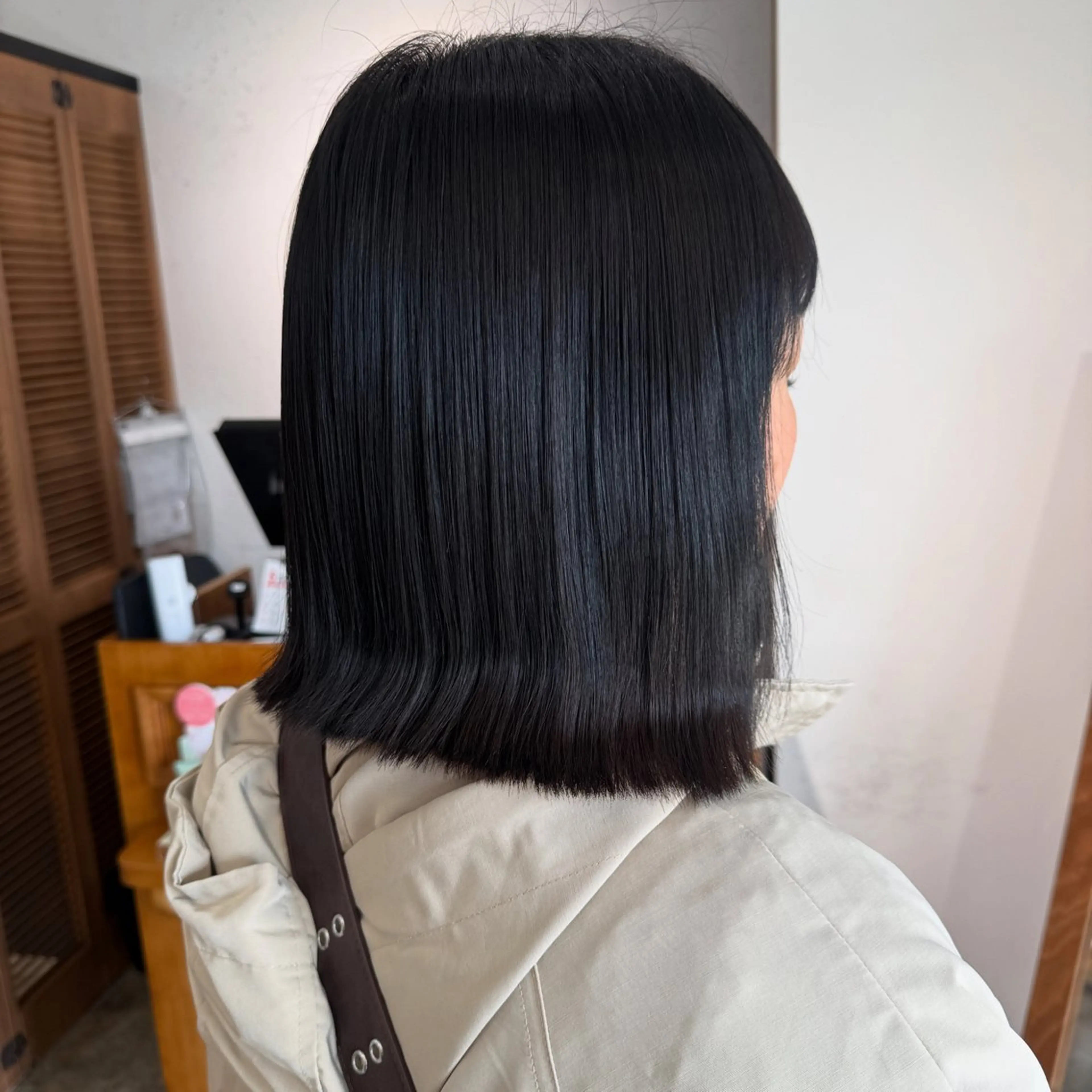 ミディアム カラー ブリーチ 透明感カラー ブリーチなしカラー ワンカラーモデル🎀 /大庭 夏音のヘアスタイル