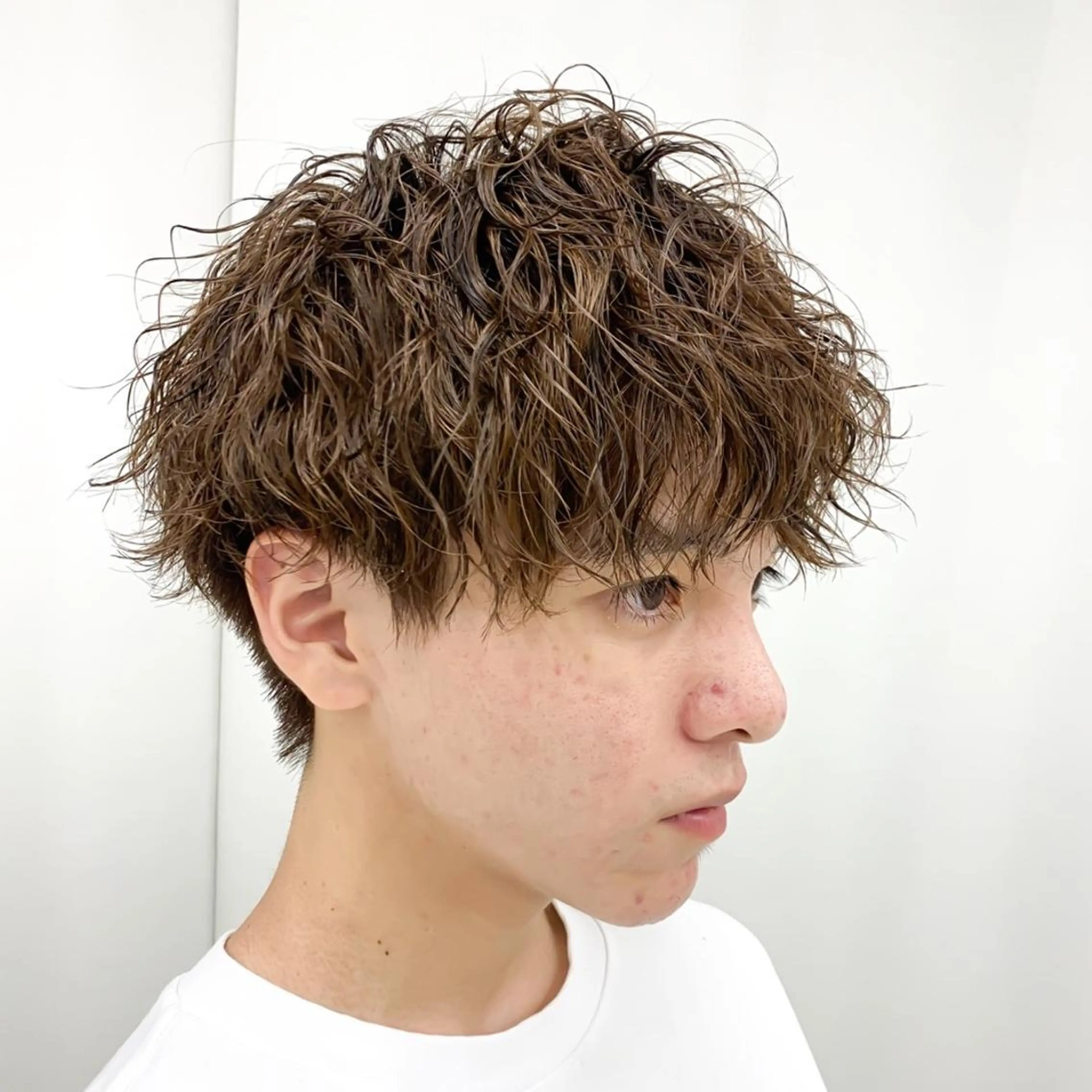 パーマ メンズ カット パーマ トリートメント Ash 店長 木村 和人のヘアスタイル