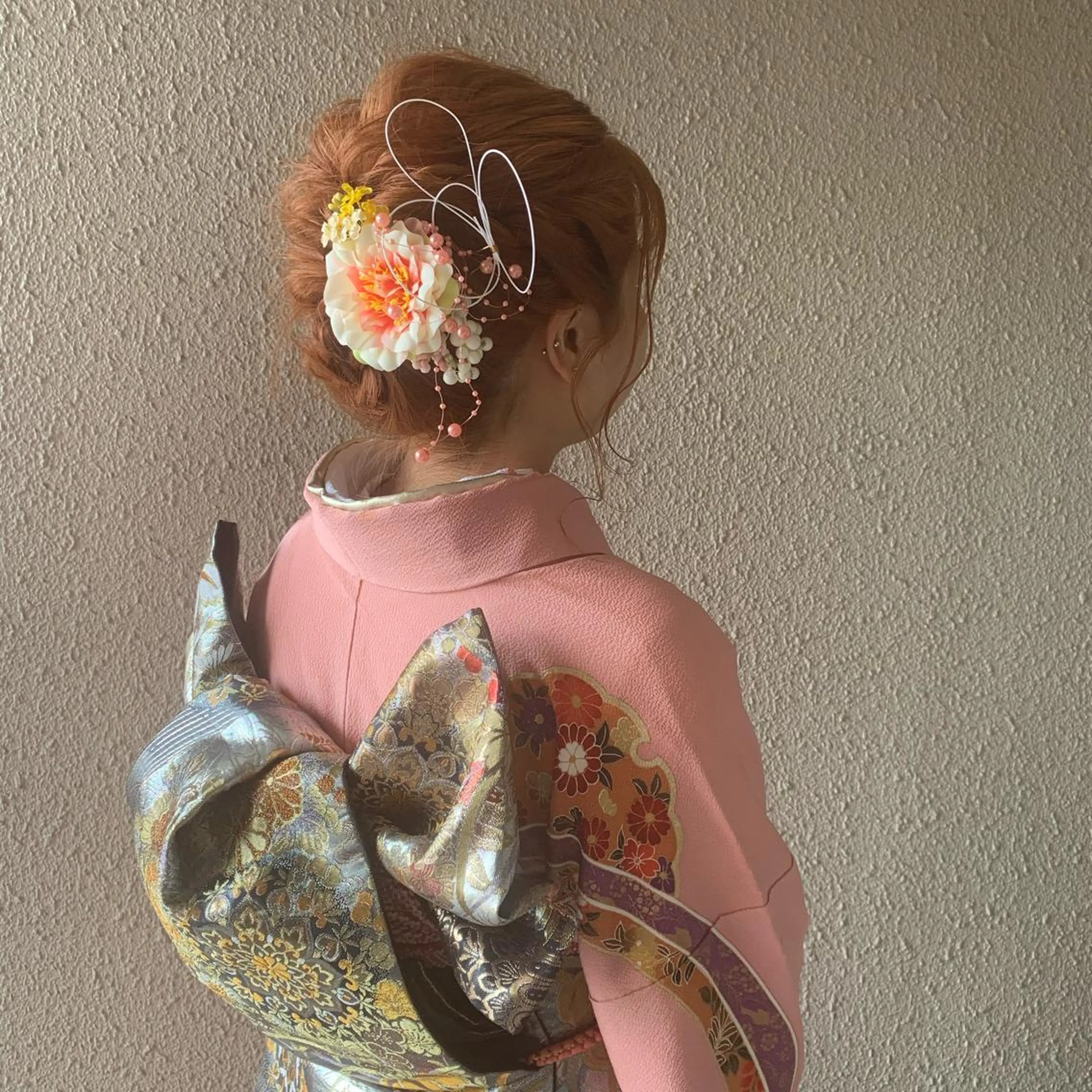 ミディアム ヘアアレンジ 成人式 着付け chouette/ 根本優希のヘアスタイル